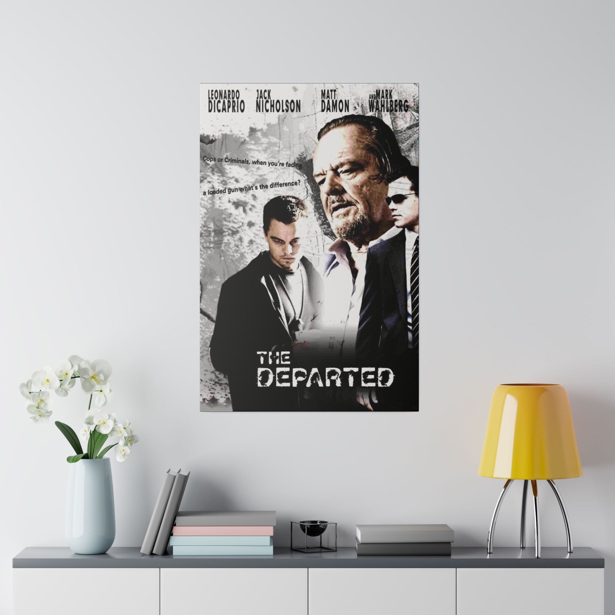 The Departed Movie Poster Custom Canvas Wall Print