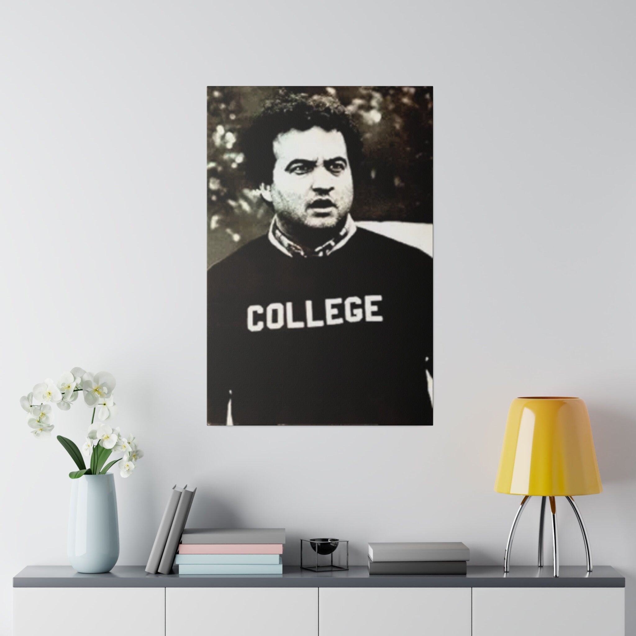 Animal House John Belushi College Poster Custom Canvas Wall Print
