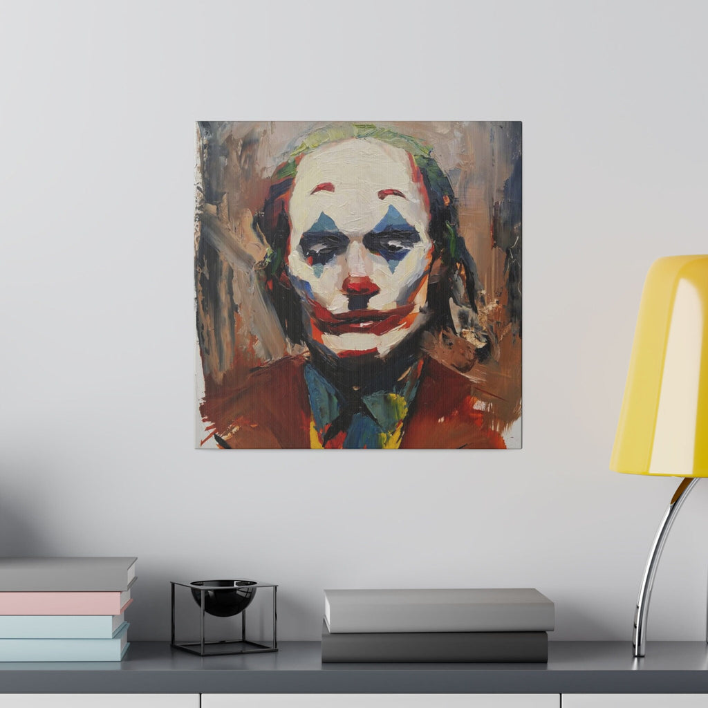 Joker Abstract Color Oil Painting Custom Canvas Wall Print