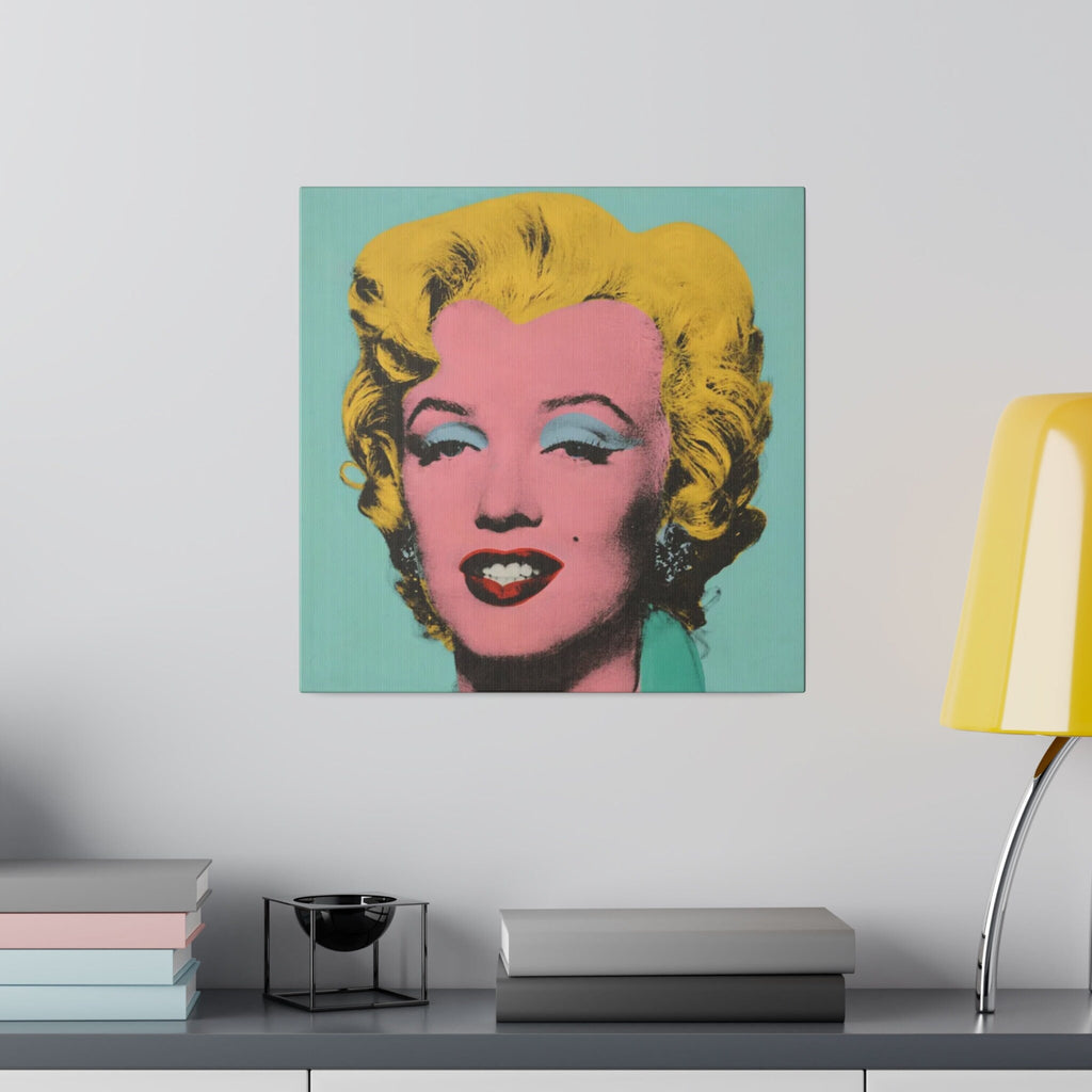 Marilyn Monroe Warhol Color Painting Custom Canvas Wall Print