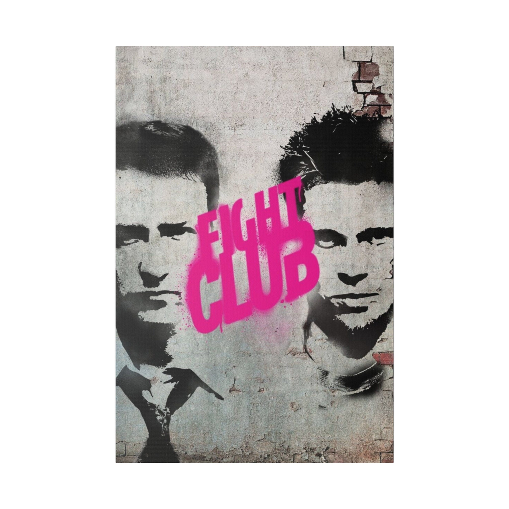 Fight Club Poster Custom Canvas Wall Print