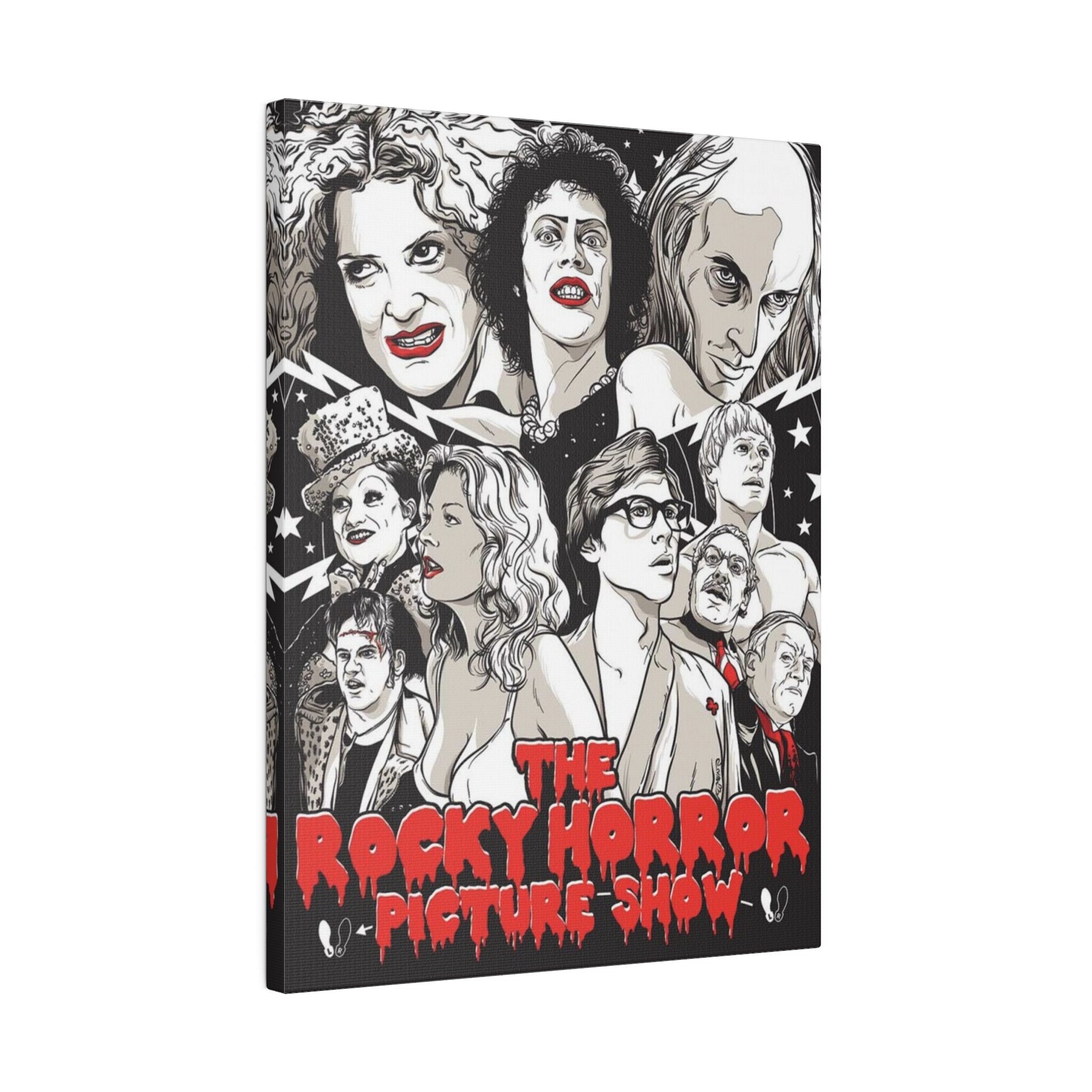 The Rocky Horror Picture Show Comic Poster Custom Canvas Wall Print