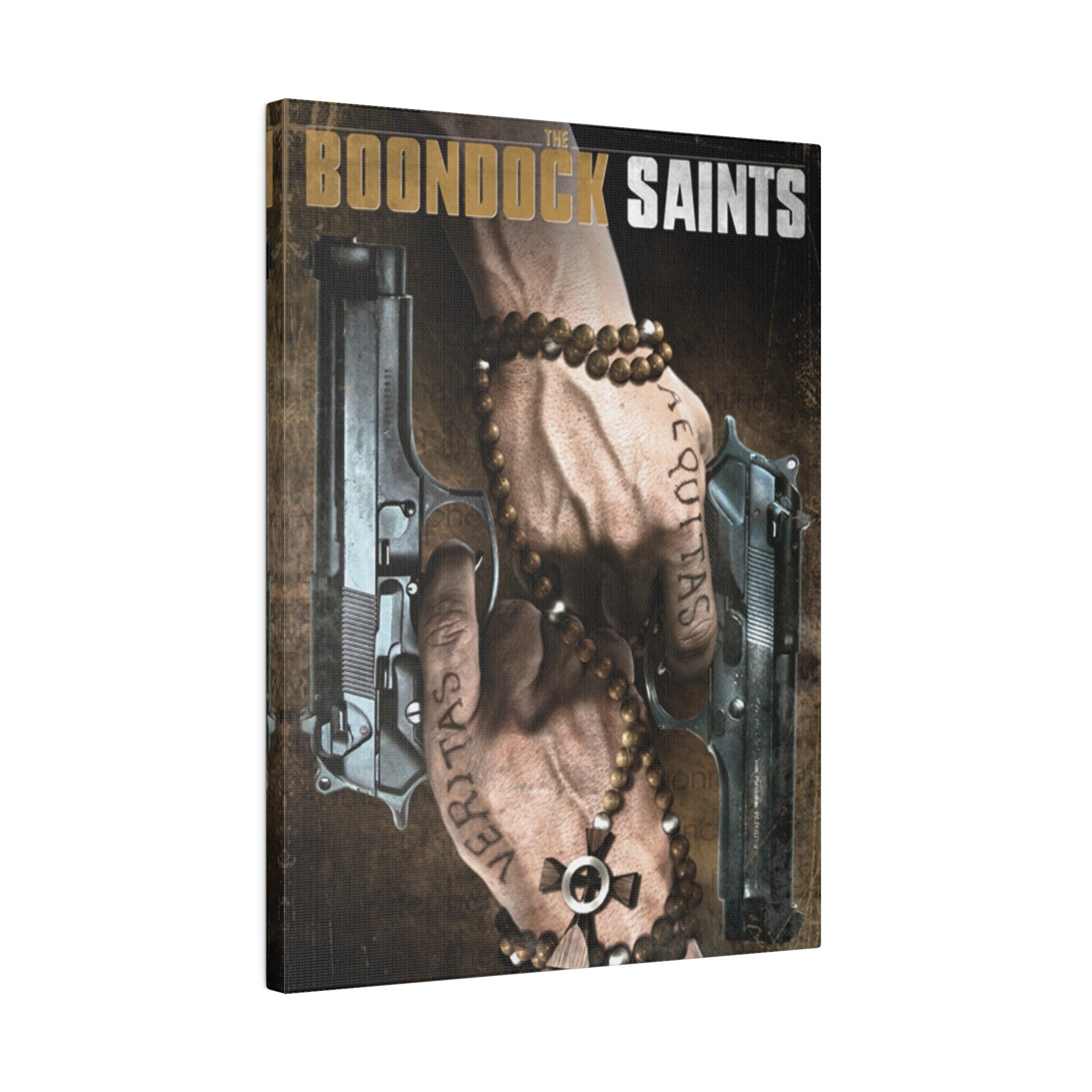 The Boondock Saints Two Guns Custom Canvas Wall Print