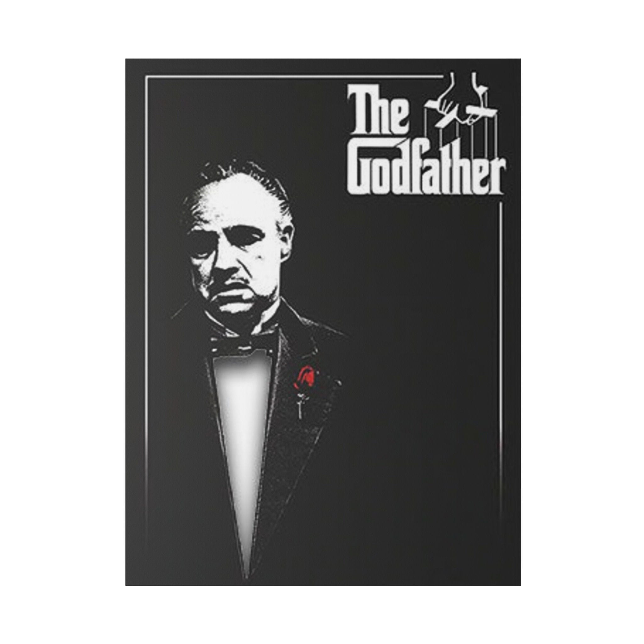 The Godfather Silhouette Custom Canvas Wall Print