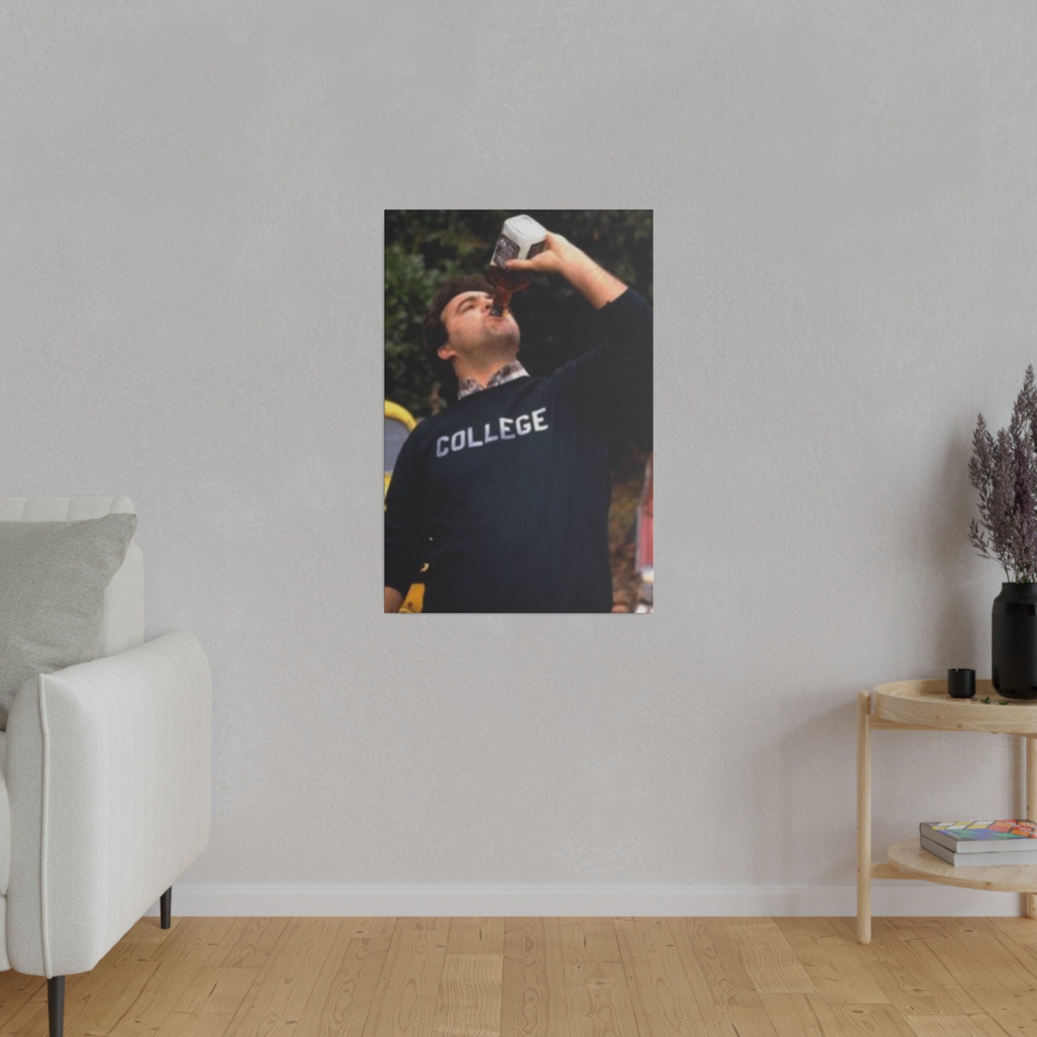 Animal House John Belushi Chug Poster Custom Canvas Wall Print