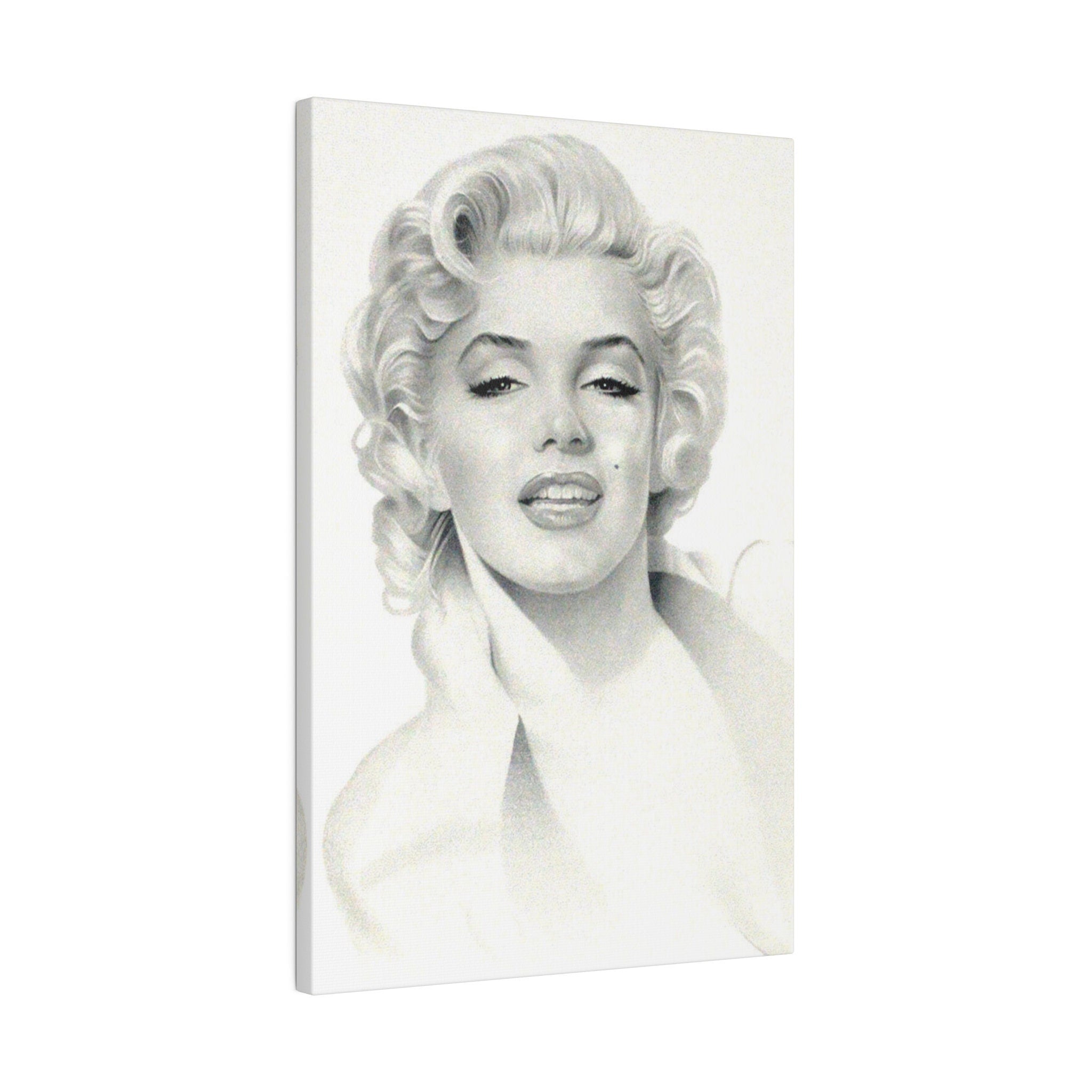 Marilyn Monroe Art Sketch Custom Canvas Wall Print