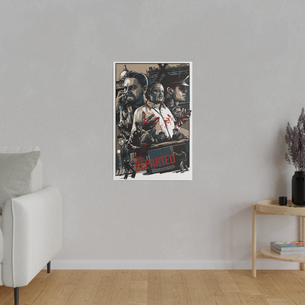 The Departed Graphic Comic Custom Canvas Wall Print