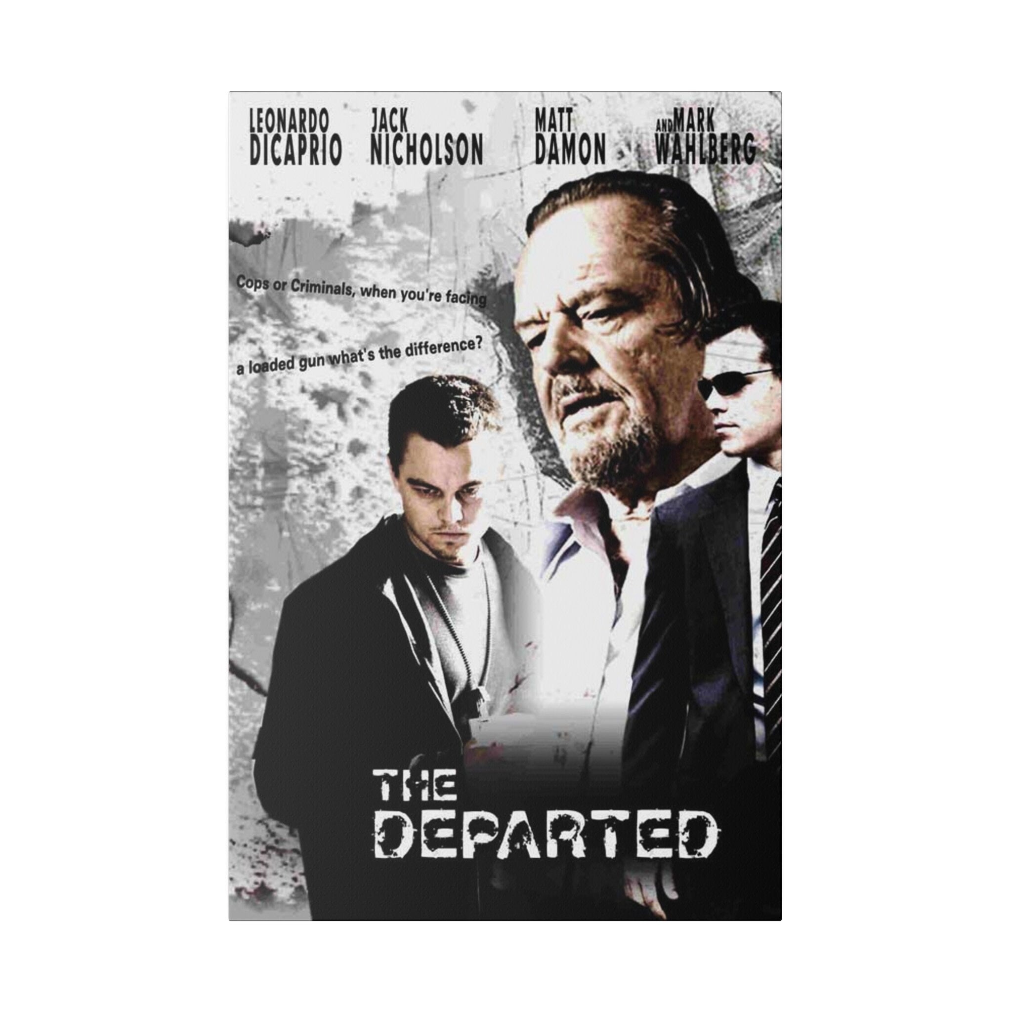 The Departed Movie Poster Custom Canvas Wall Print