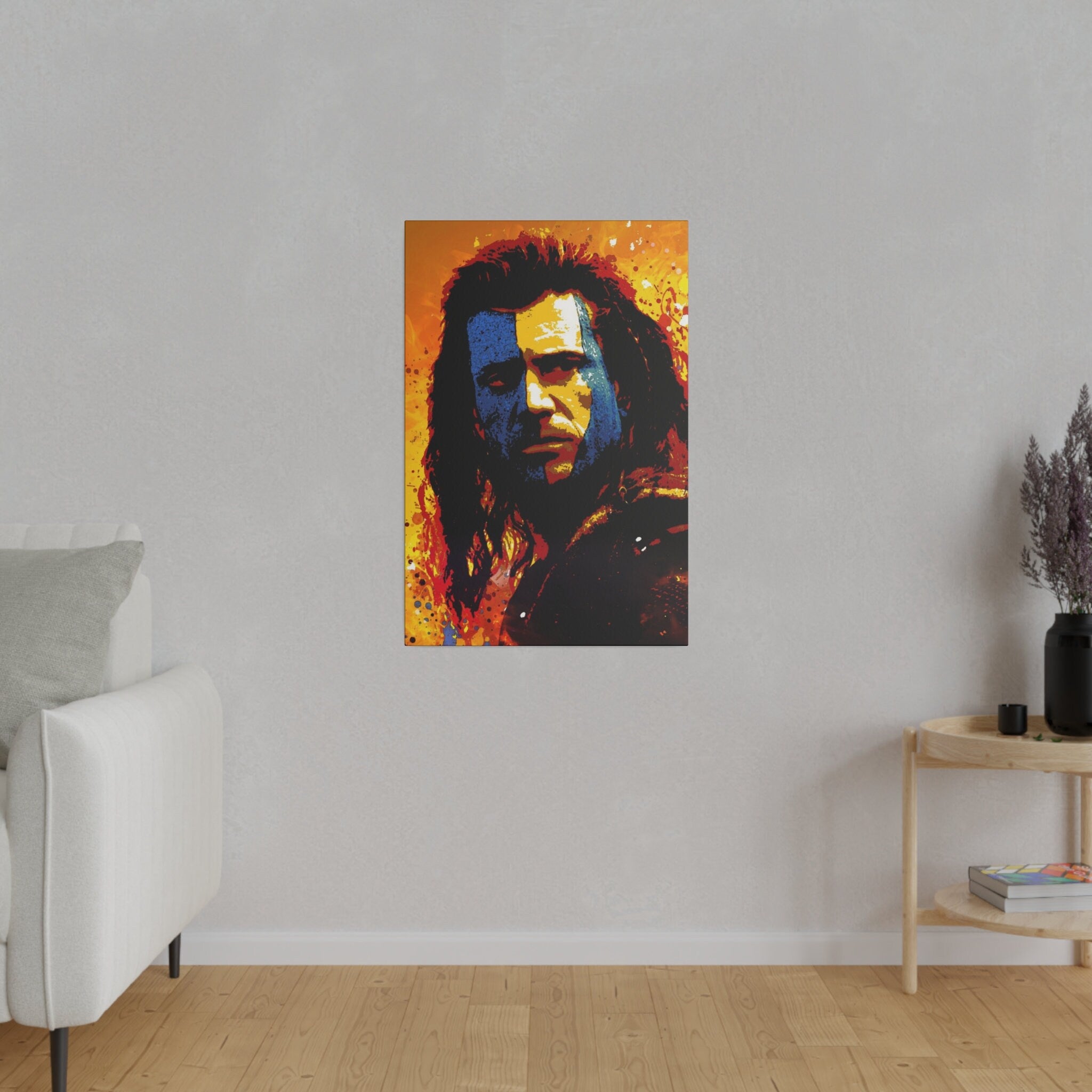 Braveheart William Wallace Custom Canvas Wall Print
