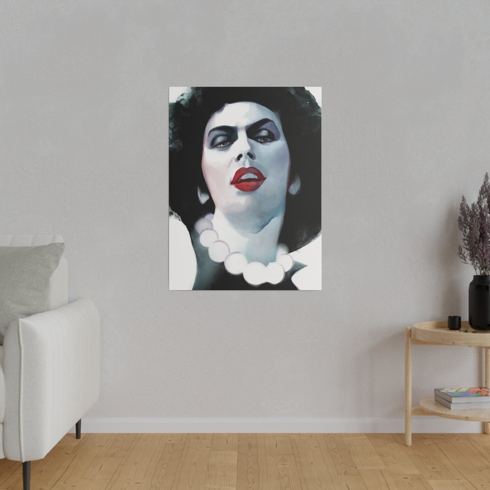 The Rocky Horror Picture Show Art Portrait Custom Canvas Wall Print