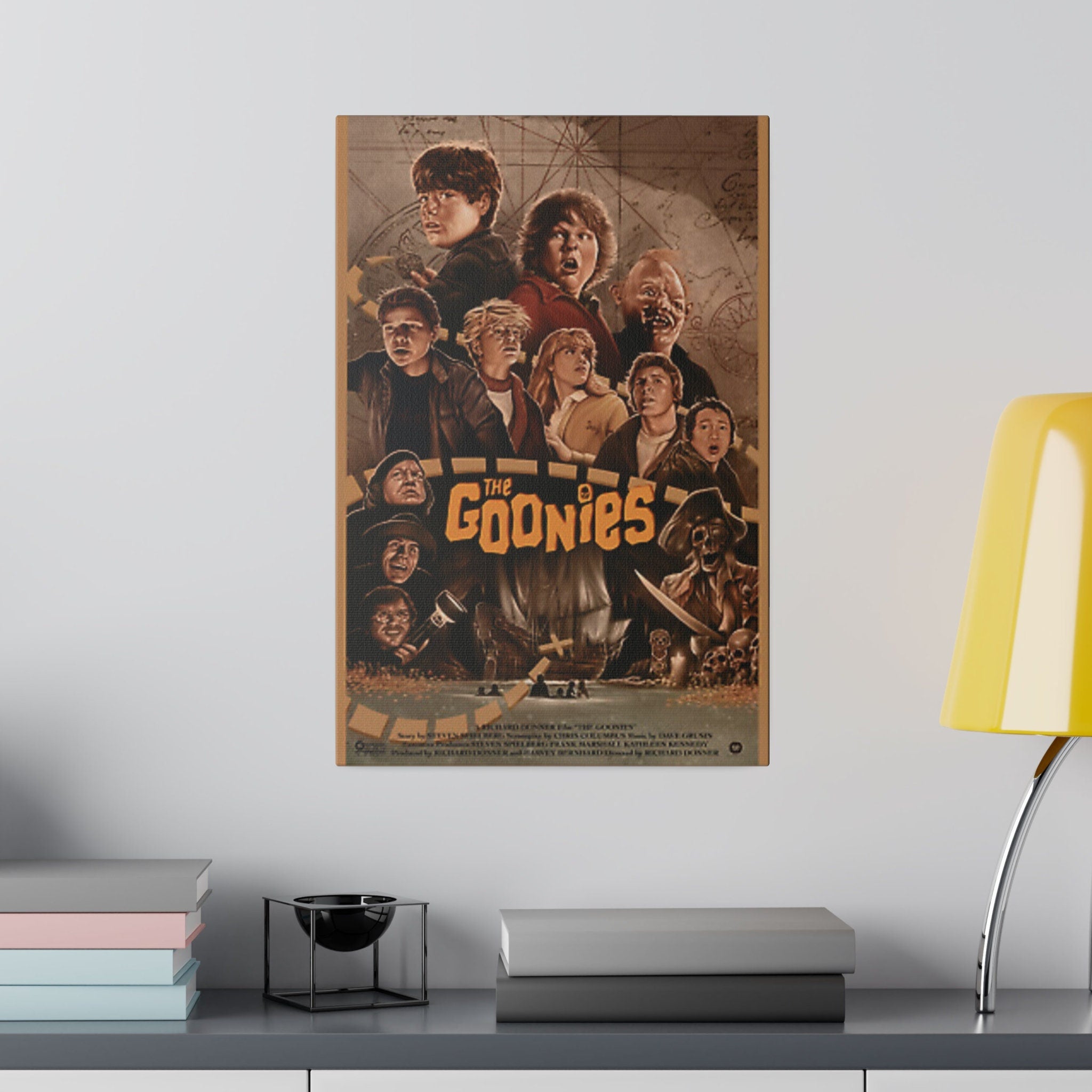 The Goonies Animated Movie Poster Custom Canvas Wall Print