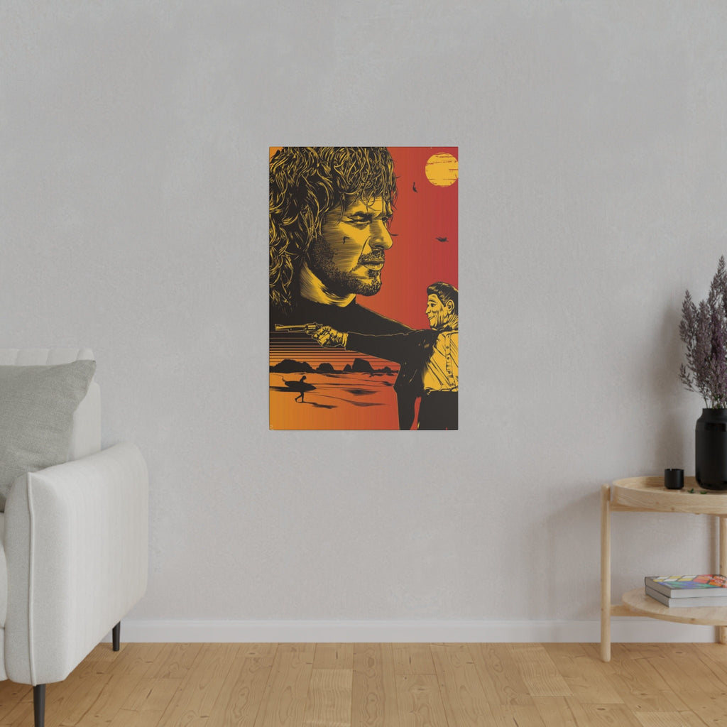 Point Break Bodhi Sunset Custom Canvas Wall Print