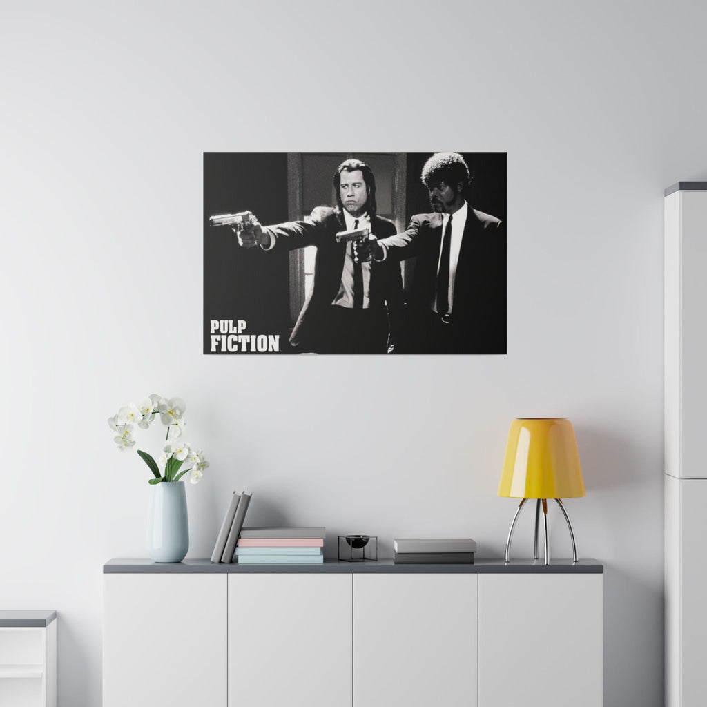 Pulp FIction Vincent & Jules Custom Canvas Wall Print