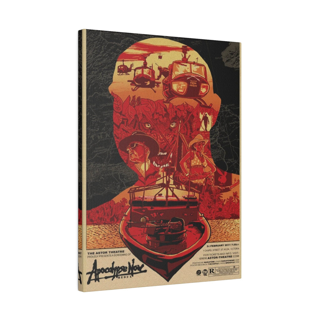 Apocalypse Now Abstract Movie Poster Custom Canvas Wall Print