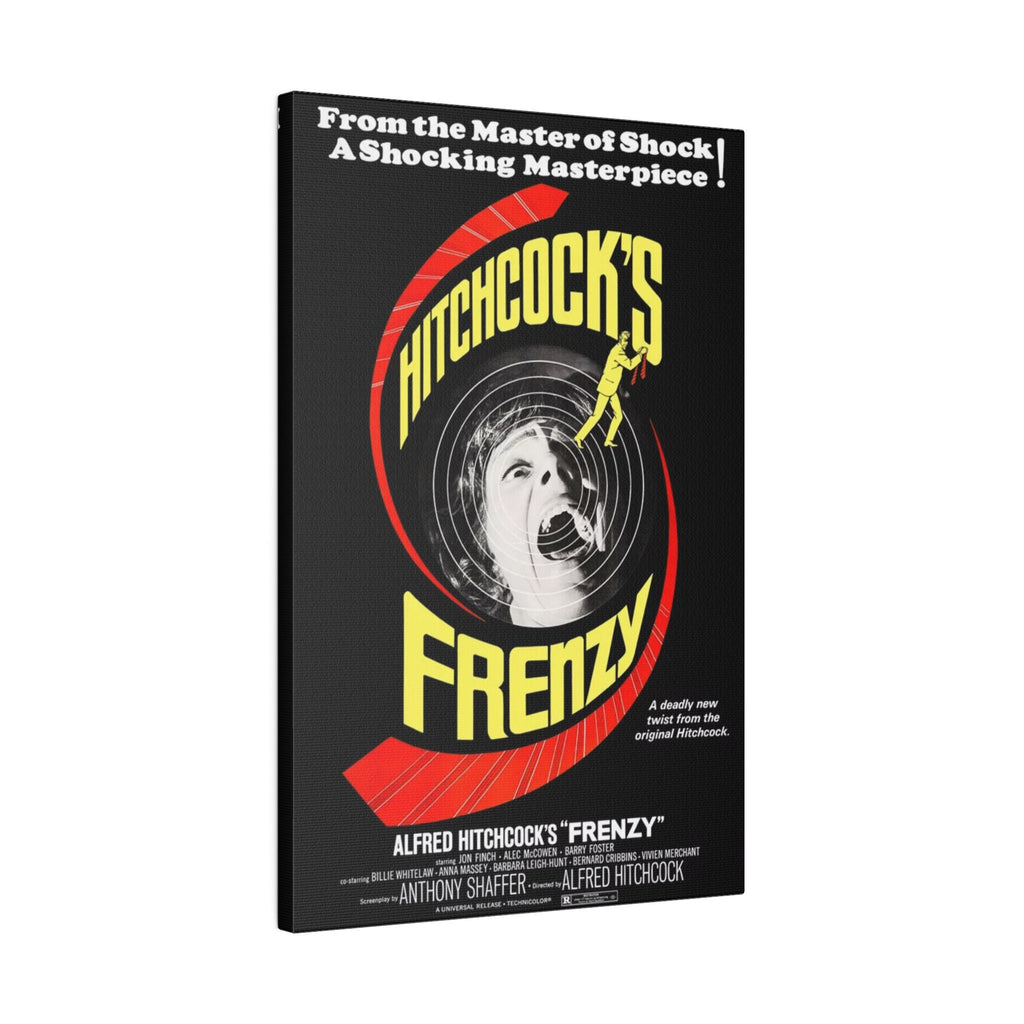 Alfred Hitchcock's Frenzy Movie Poster Custom Canvas Wall Print