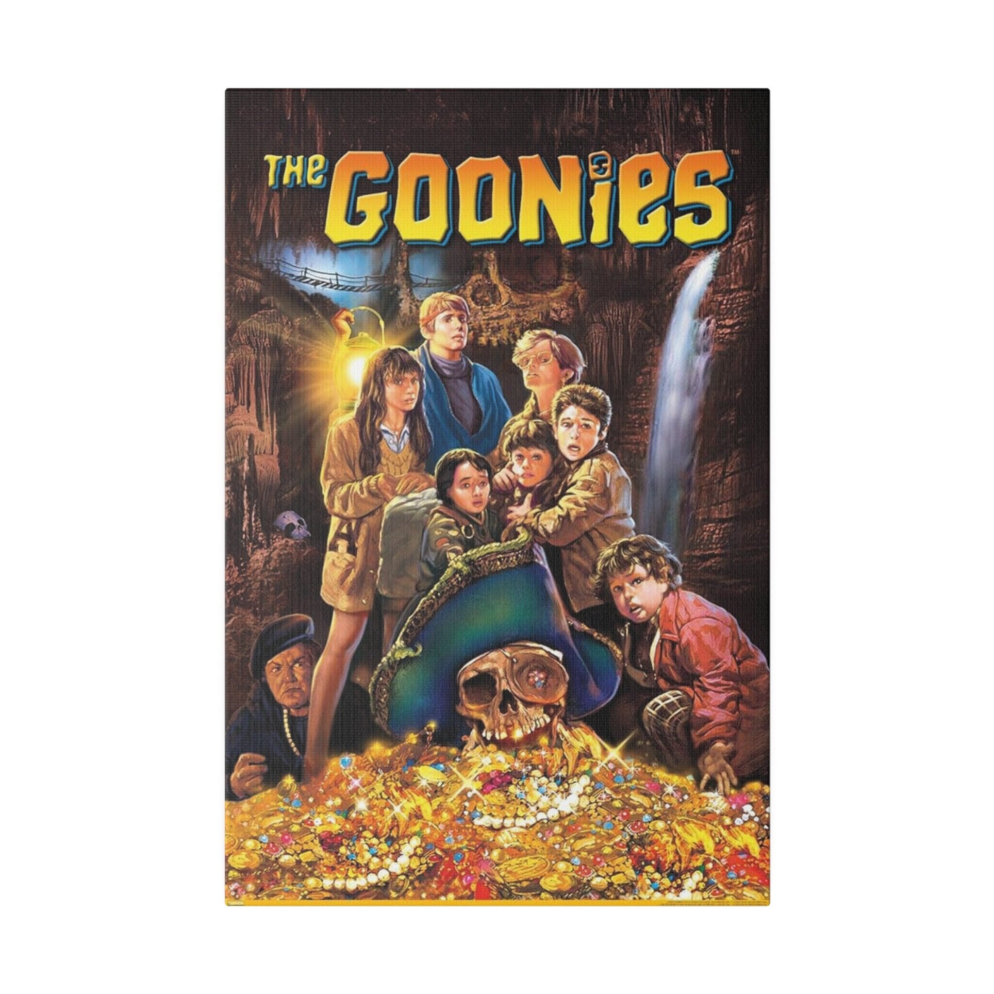 The Goonies Animated Poster Custom Canvas Wall Print