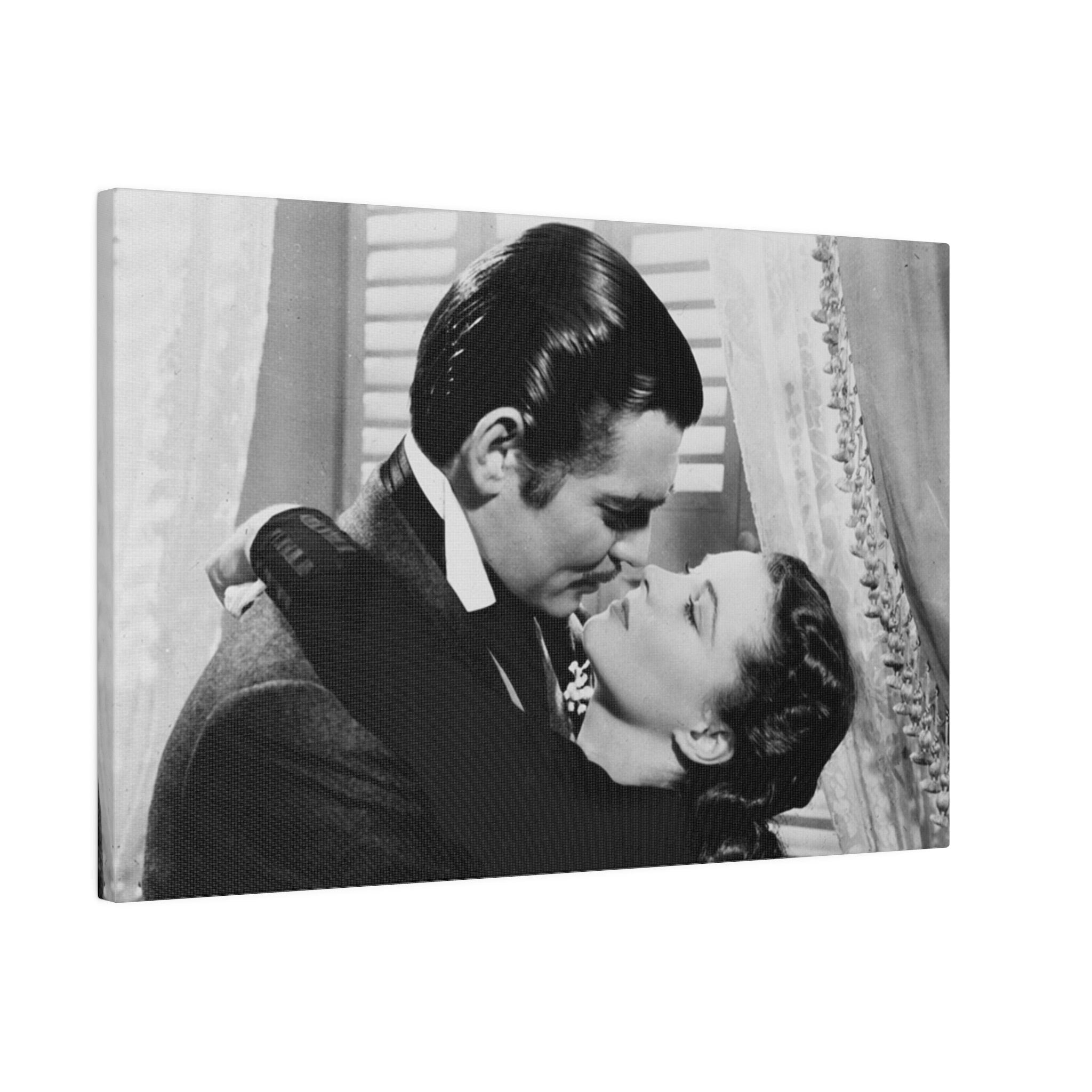 Gone With The Wind B/W Custom Canvas Wall Print