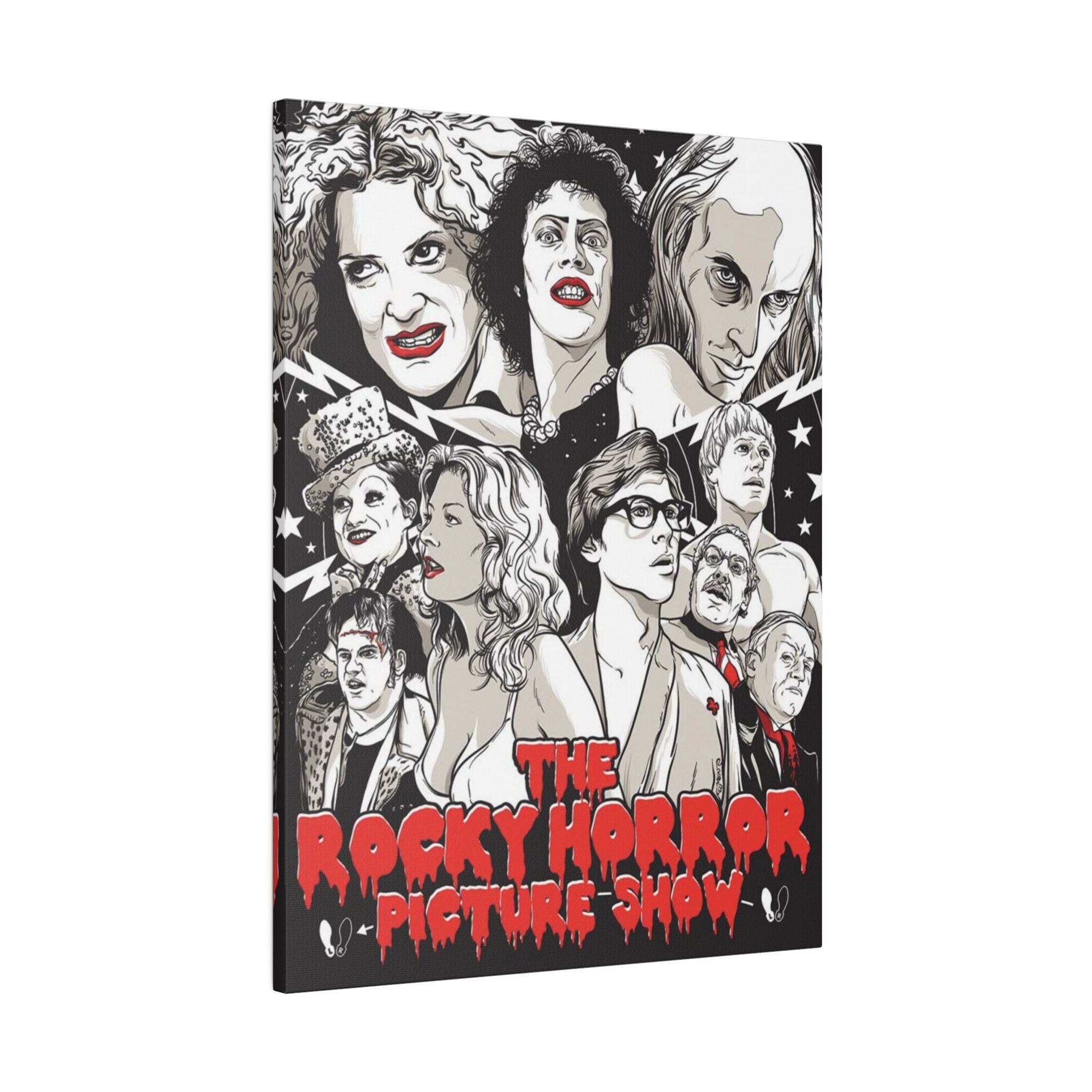 The Rocky Horror Picture Show Comic Poster Custom Canvas Wall Print