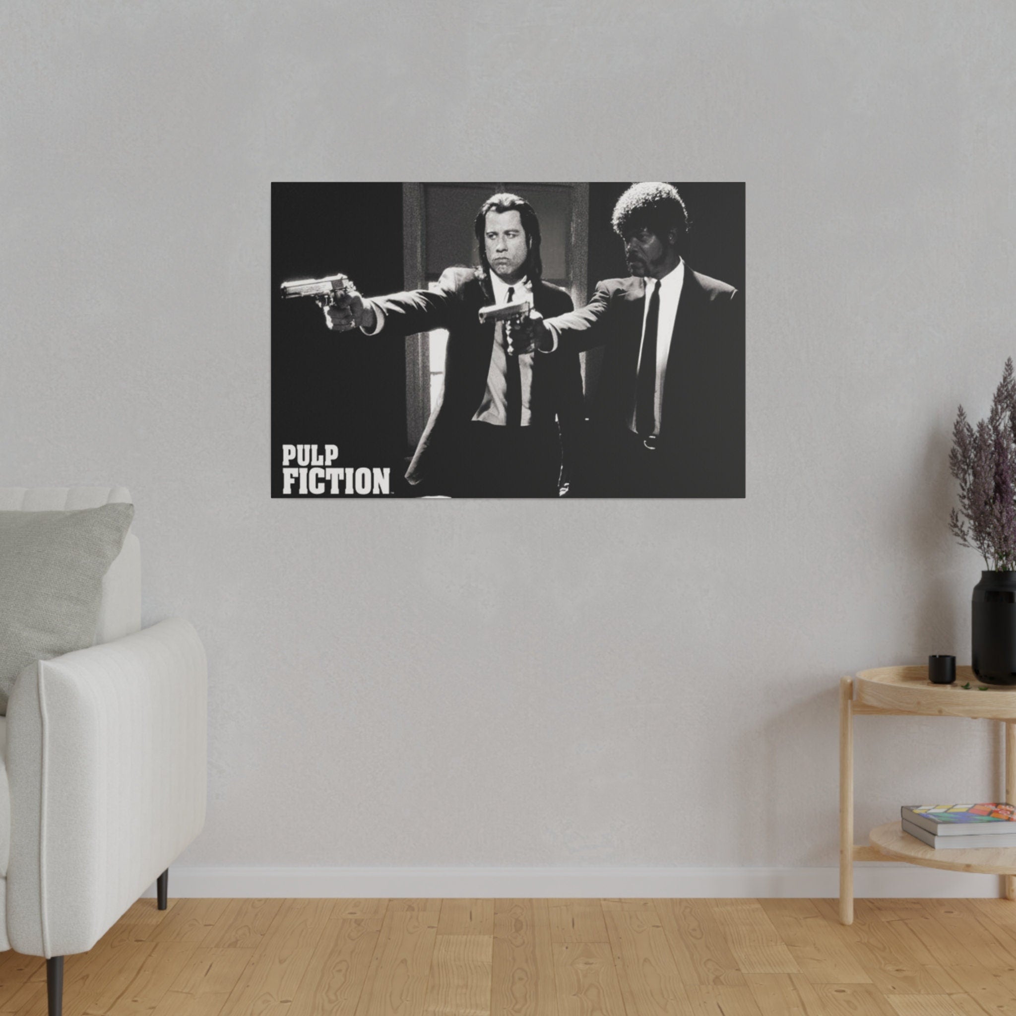 Pulp FIction Vincent & Jules Custom Canvas Wall Print