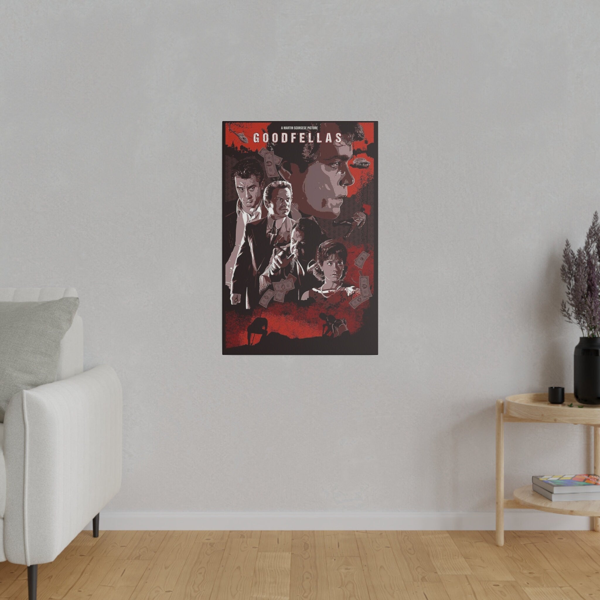 Goodfellas Abstract Custom Canvas Wall Print