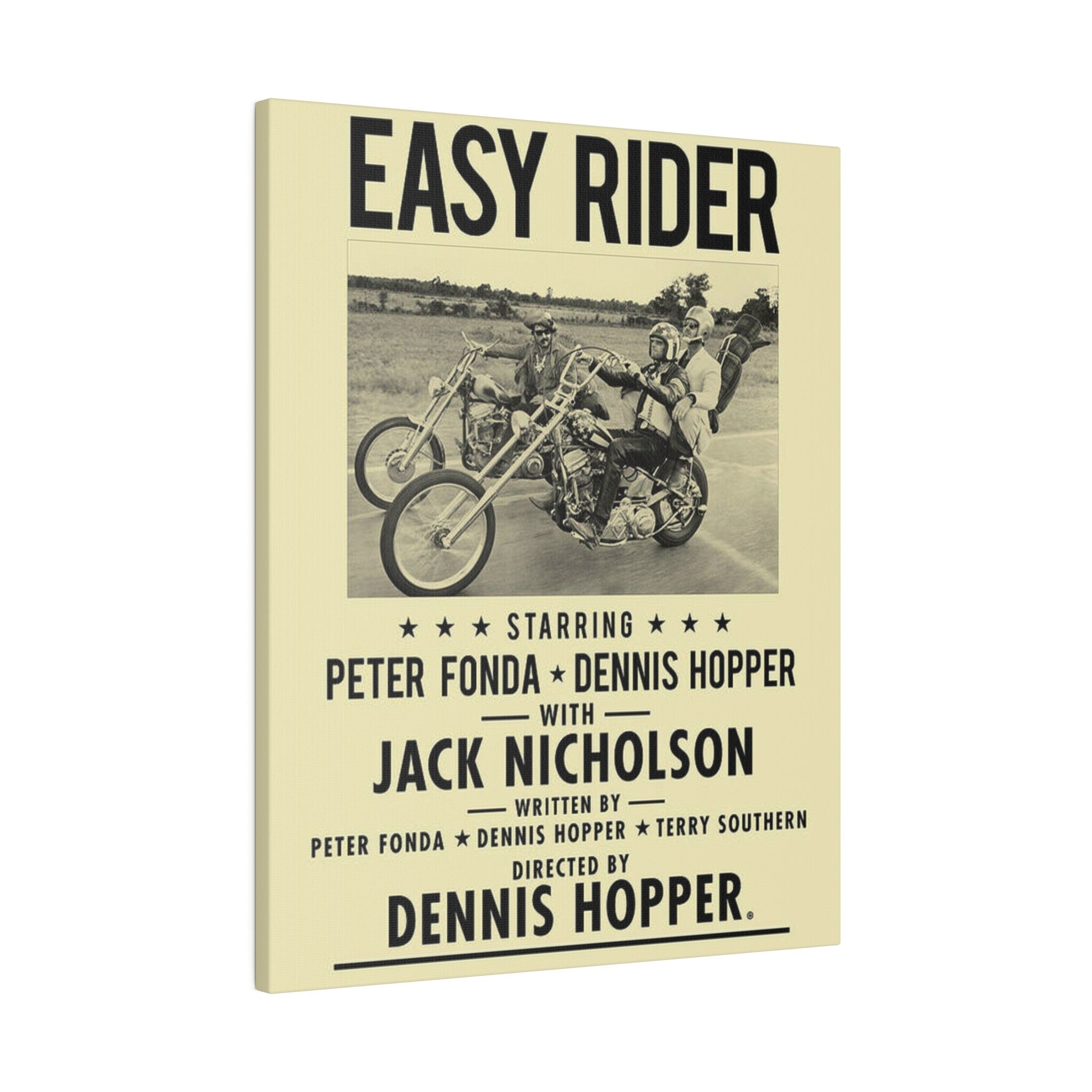 Easy Rider Classic Poster Custom Canvas Wall Print
