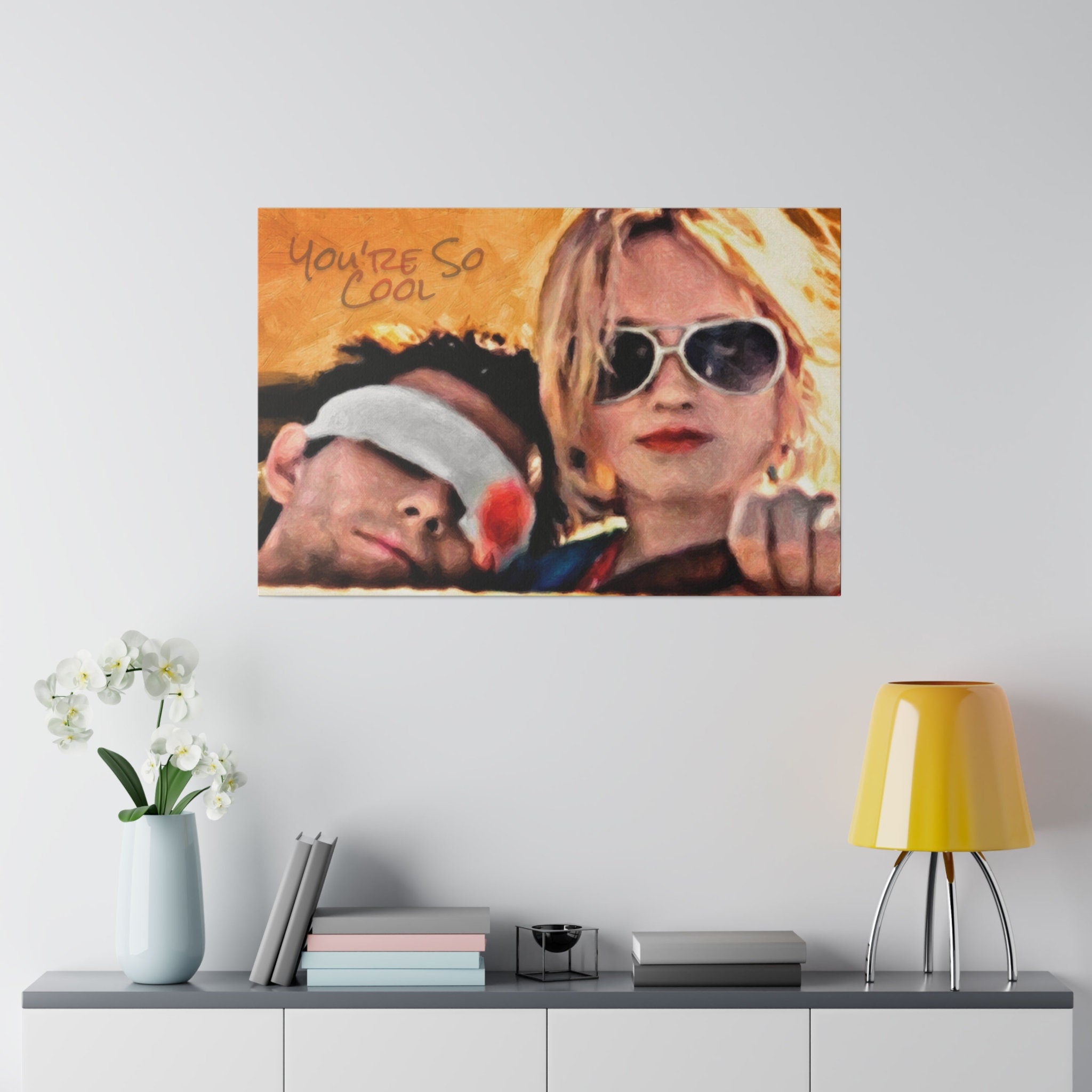 True Romance You're So Cool Art Custom Canvas Wall Print