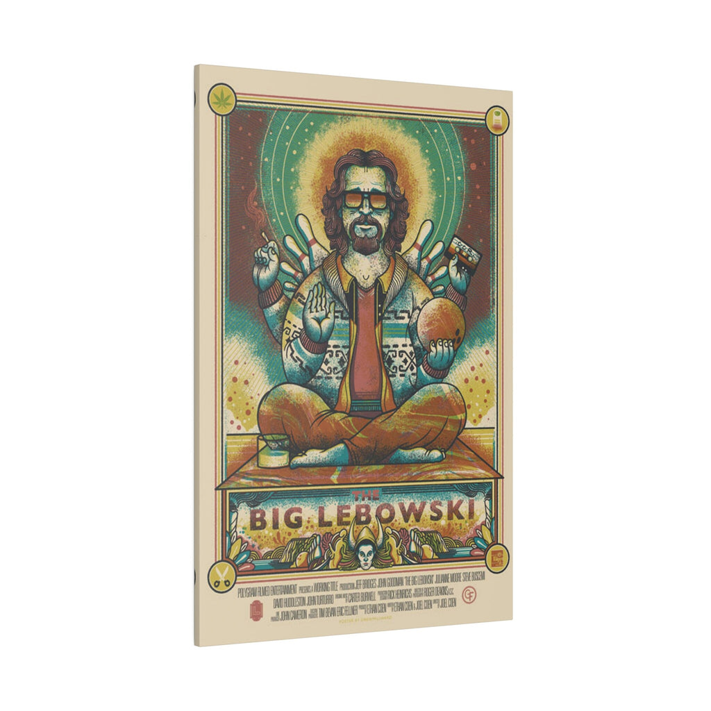 The Big Lebowski Zen Movie Poster Custom Canvas Wall Print