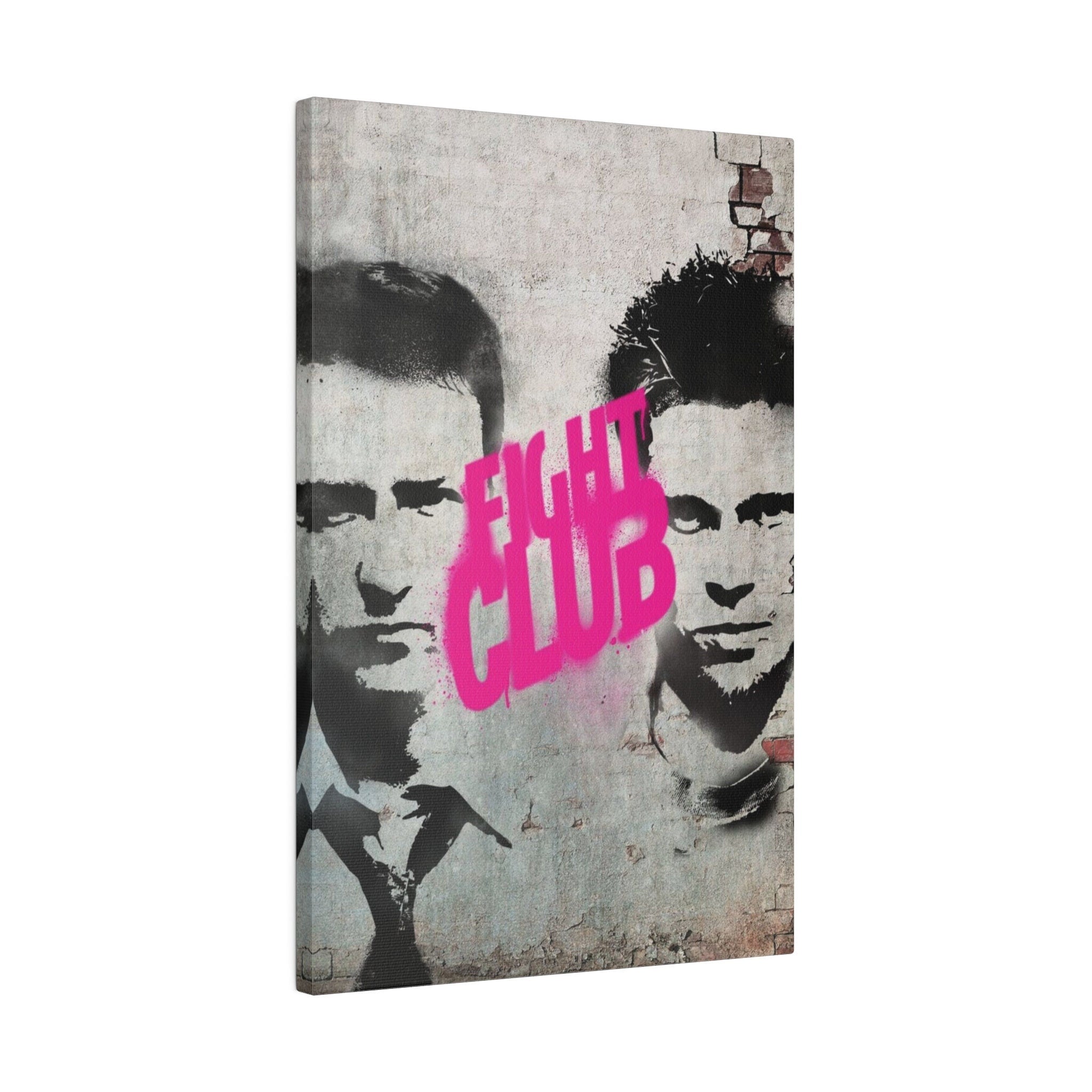 Fight Club Poster Custom Canvas Wall Print