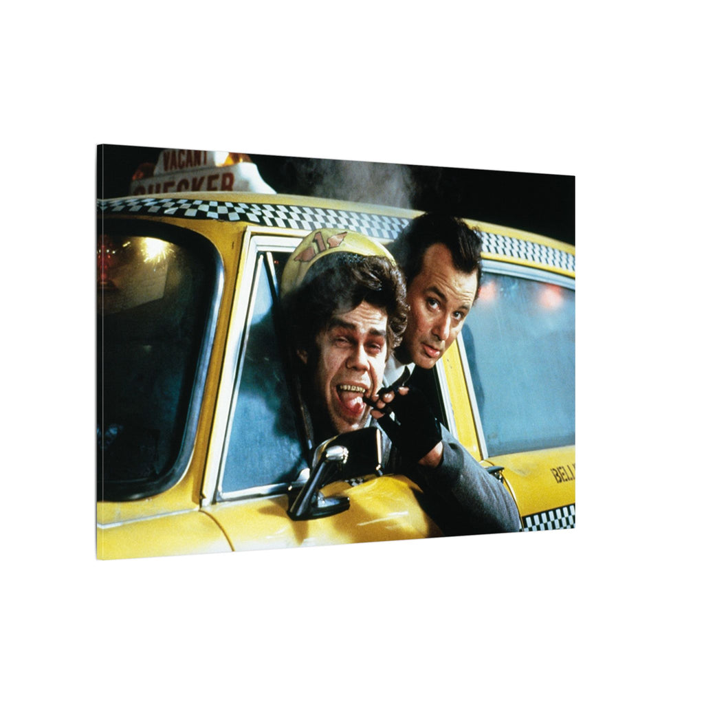 Scrooged Taxi Scene Custom Canvas Wall Print