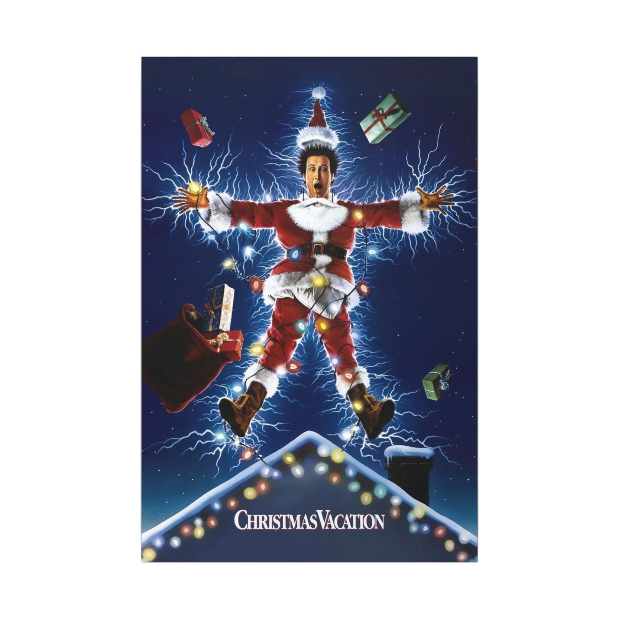 National Lampoon’s Christmas Vacation Electric Shock Custom Canvas Wall Print