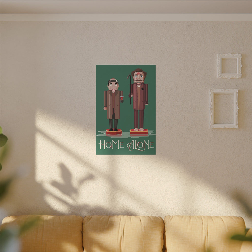 Home Alone Wet Bandits Nutcracker Custom Canvas Wall Print