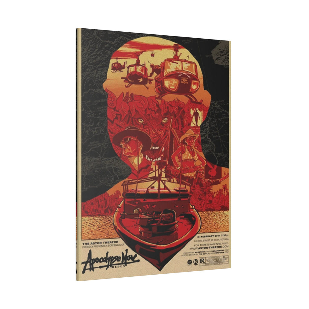 Apocalypse Now Abstract Movie Poster Custom Canvas Wall Print