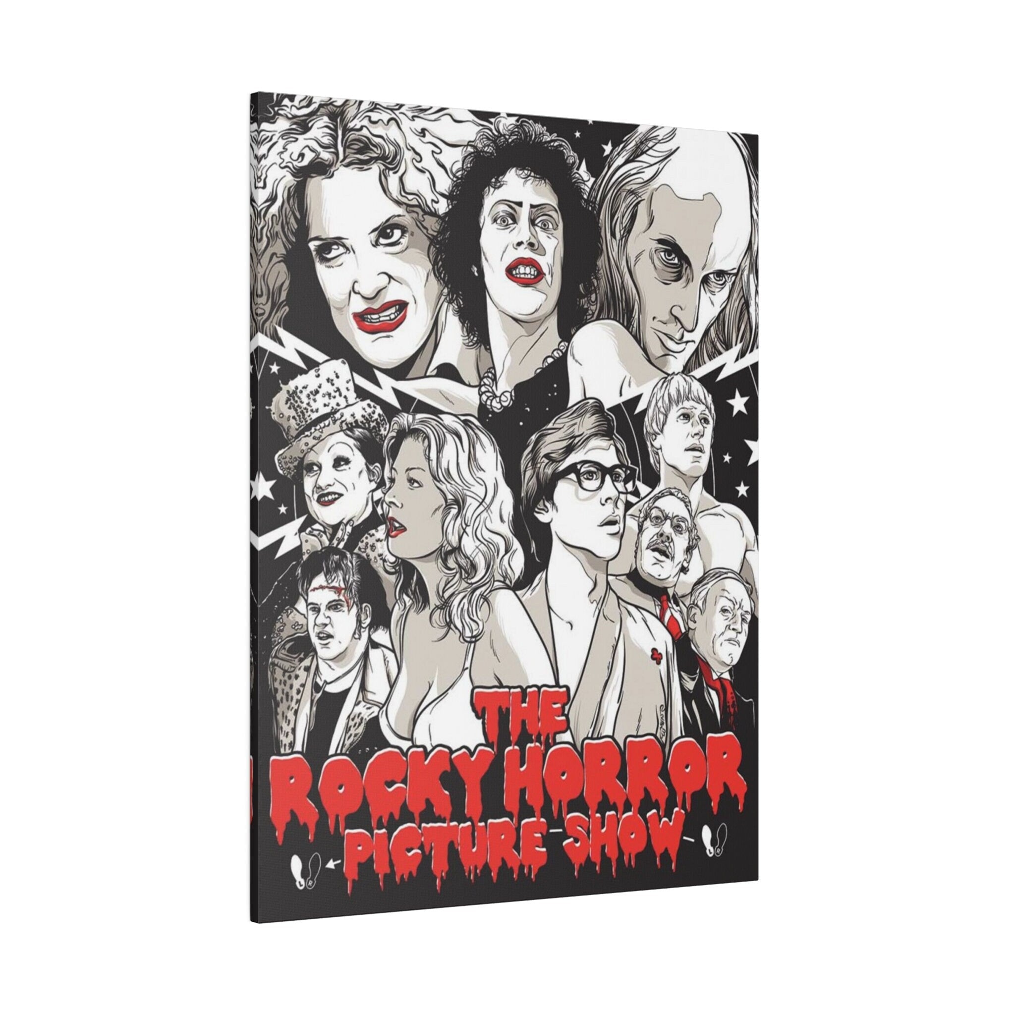 The Rocky Horror Picture Show Comic Poster Custom Canvas Wall Print