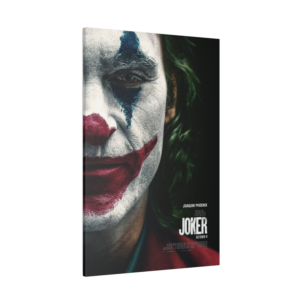 Joker Movie Poster Custom Canvas Wall Print