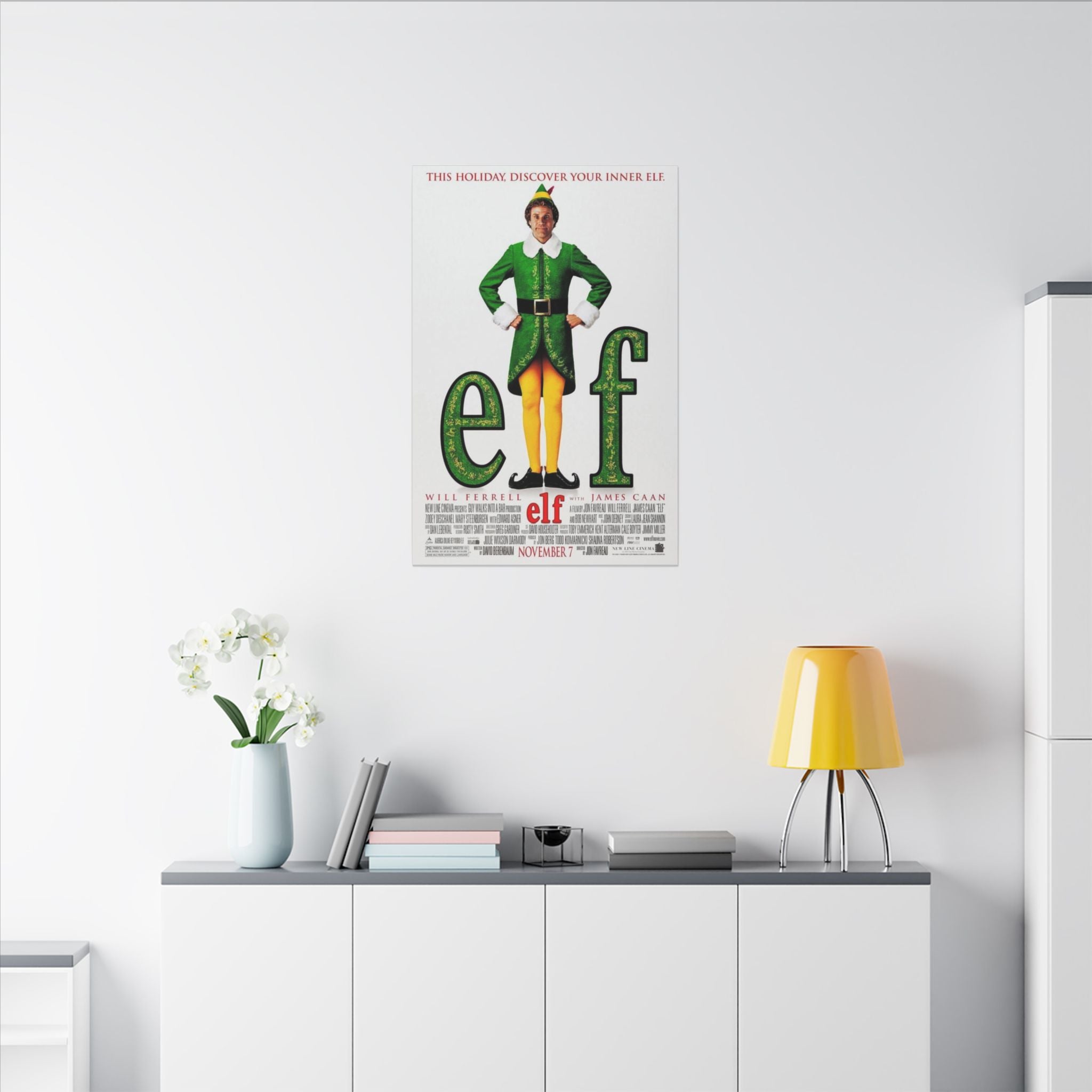 Elf Movie Poster Custom Canvas Wall Print