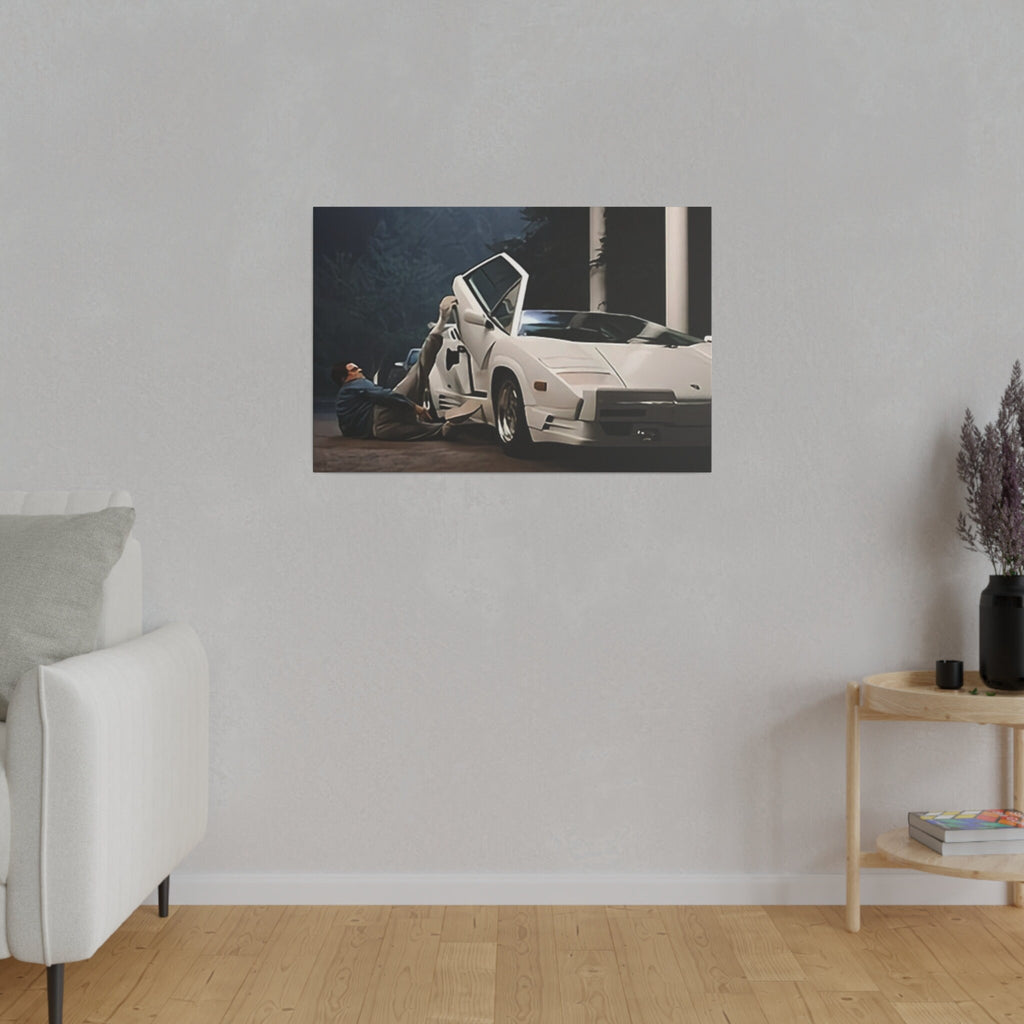 The Wolf Of Wall Street Quaalude Lamborghini Custom Canvas Wall Print