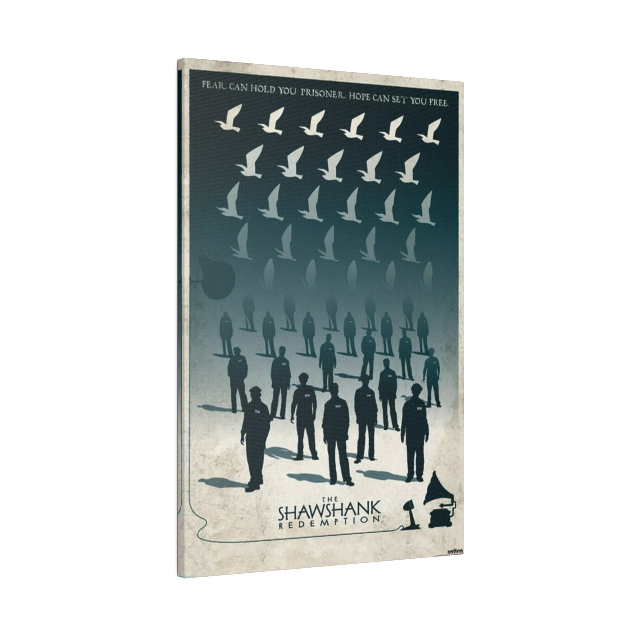 The Shawshank Redemption Abstract Movie Poster Custom Canvas Wall Print