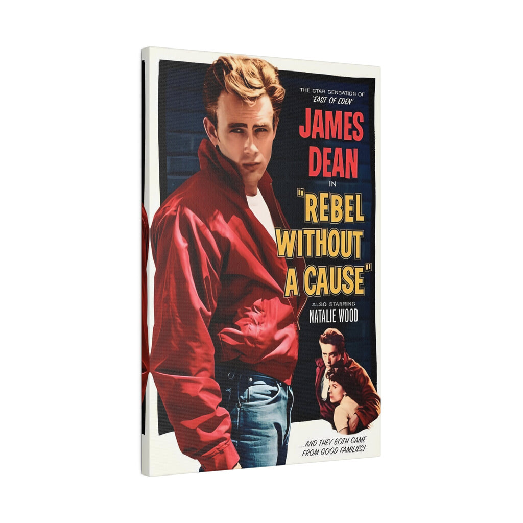James Dean Rebel Without A Cause Movie Poster Custom Canvas Wall Print