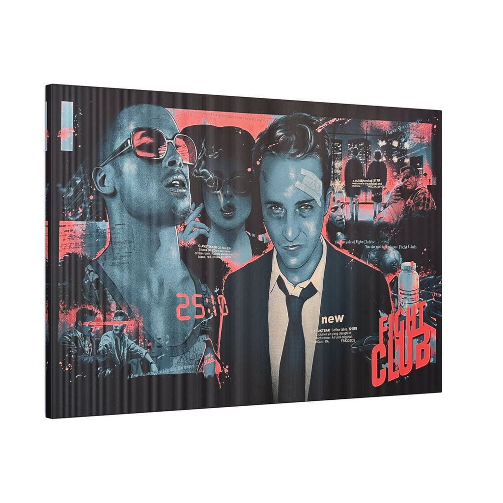 Fight Club Abstract Poster Custom Canvas Wall Print