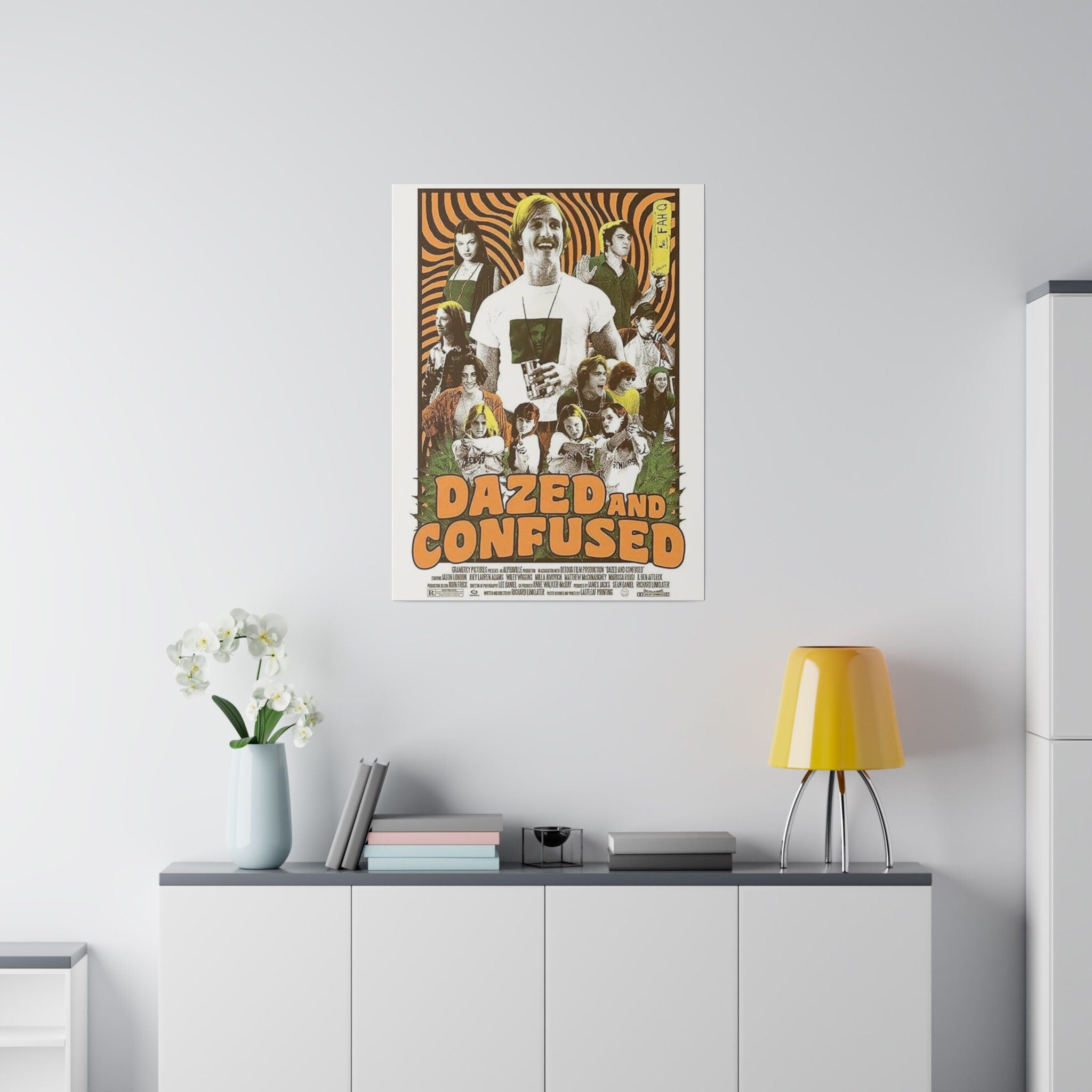 Dazed And Confused Movie Poster Custom Canvas Wall Print
