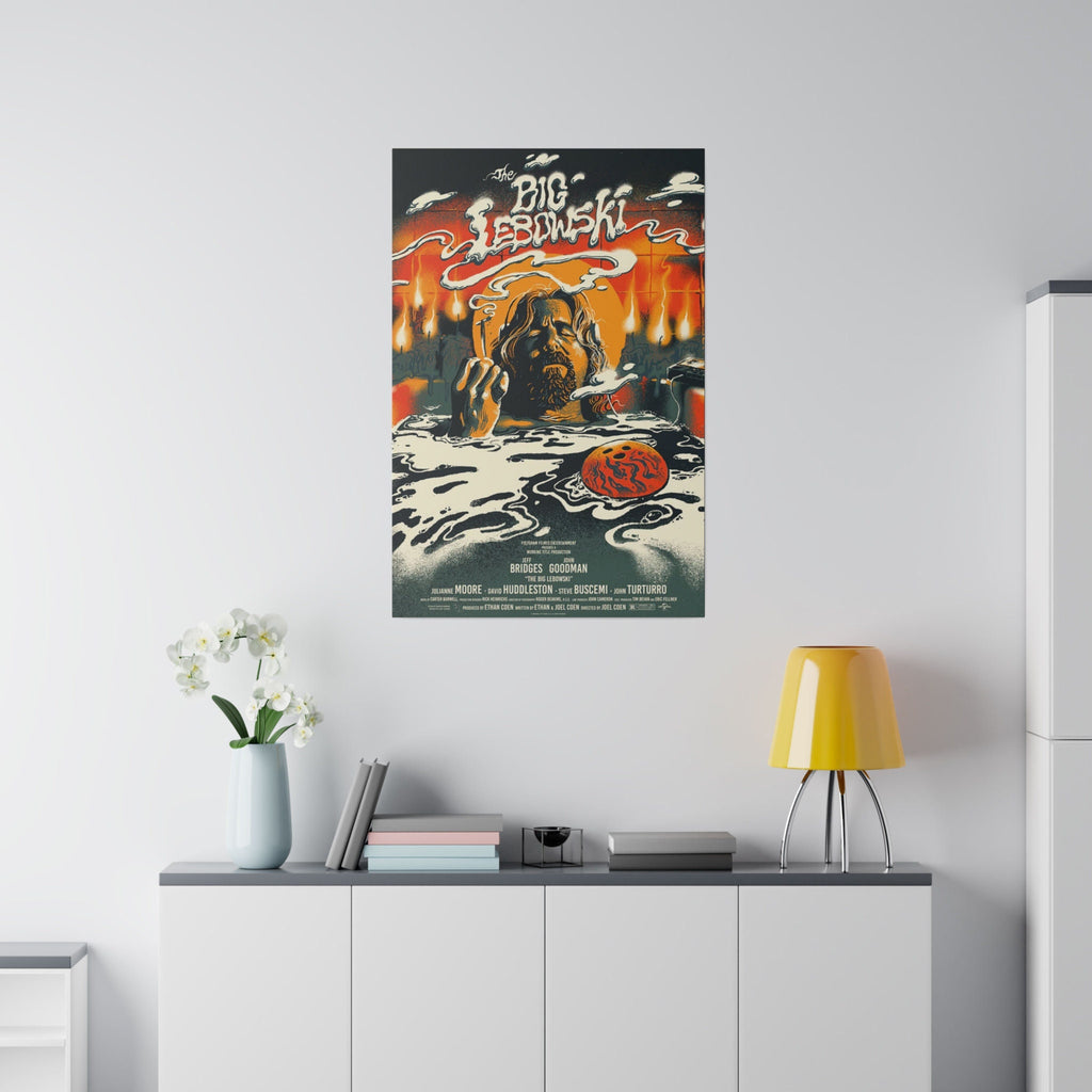 The Big Lebowski Cloud Movie Poster Custom Canvas Wall Print