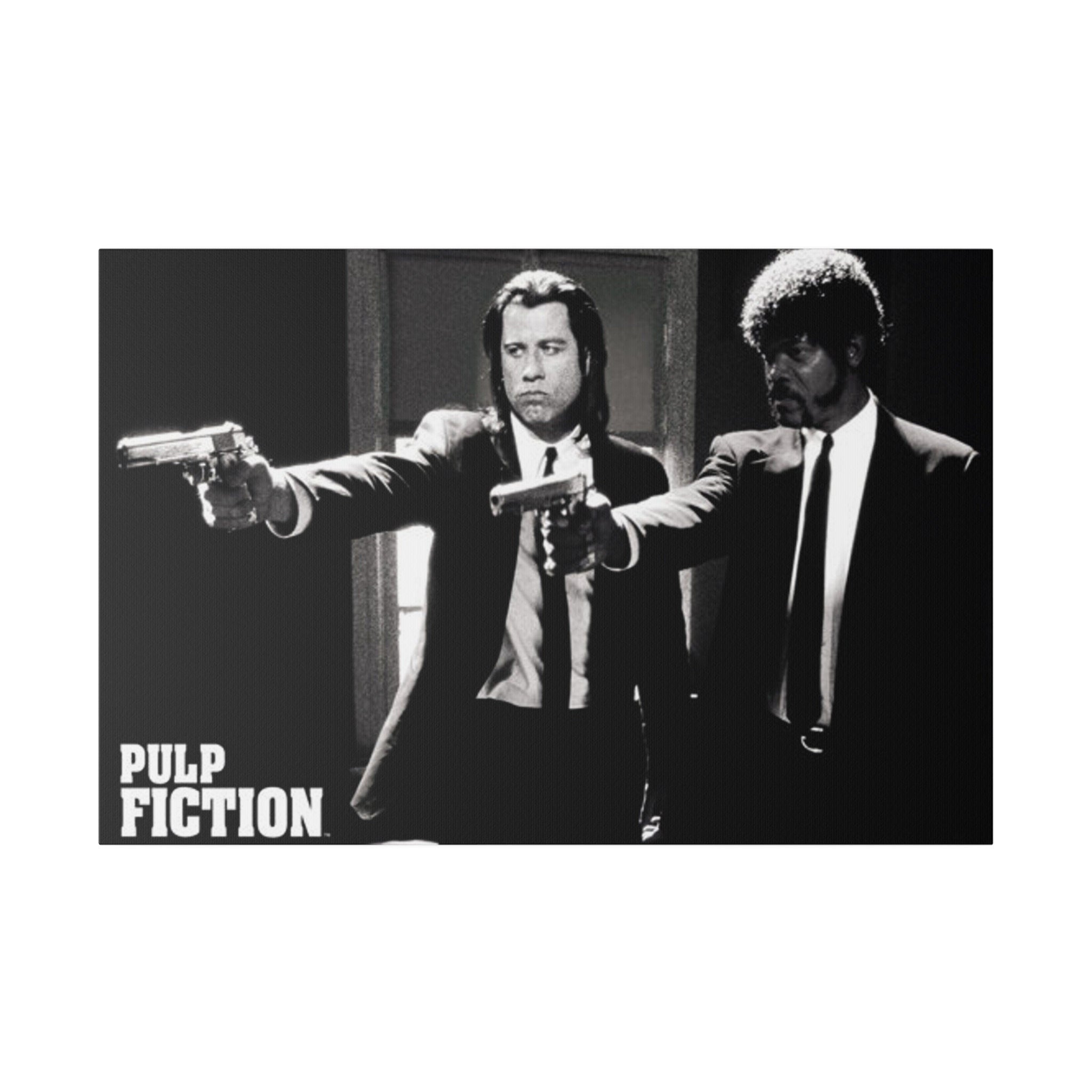 Pulp FIction Vincent & Jules Custom Canvas Wall Print