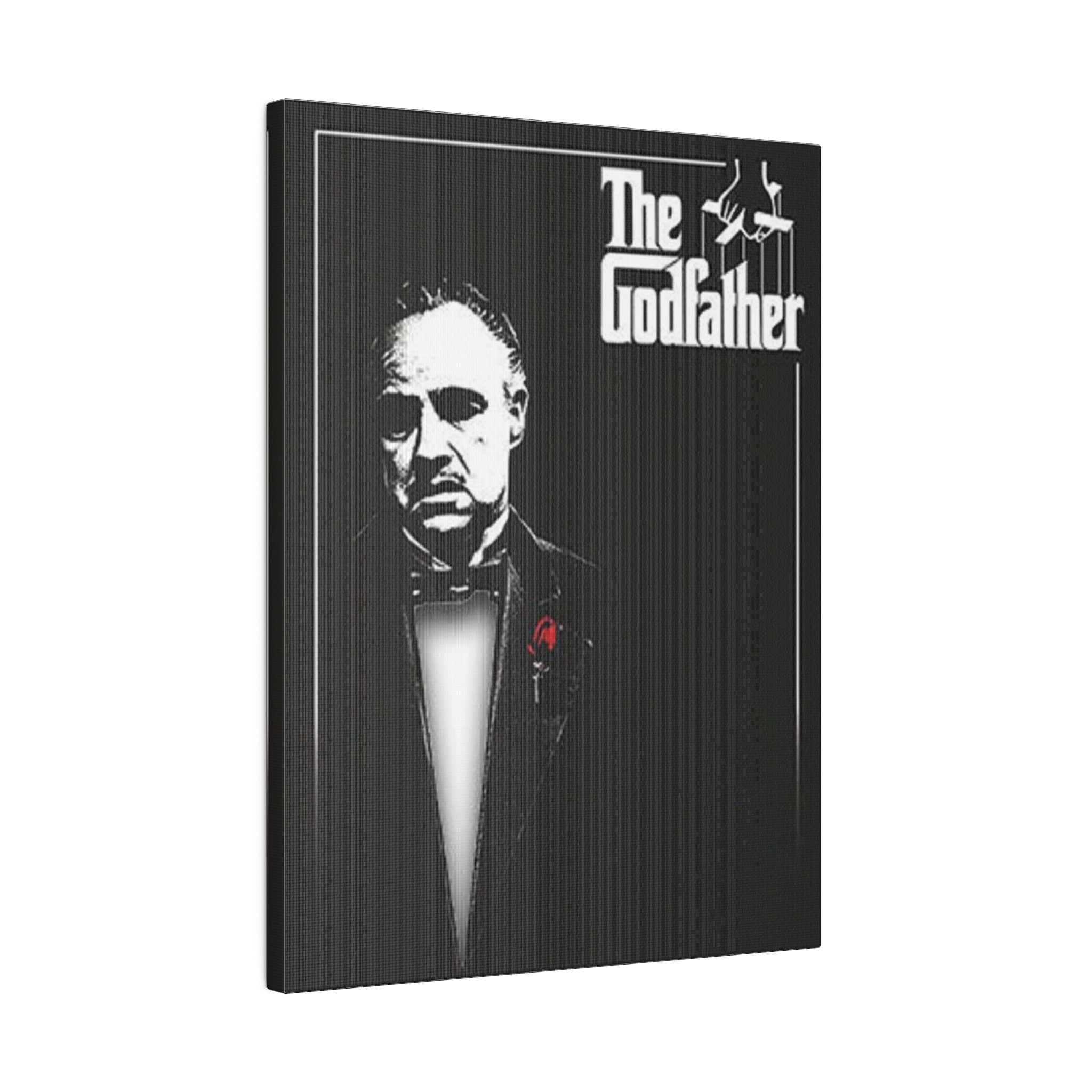 The Godfather Silhouette Custom Canvas Wall Print