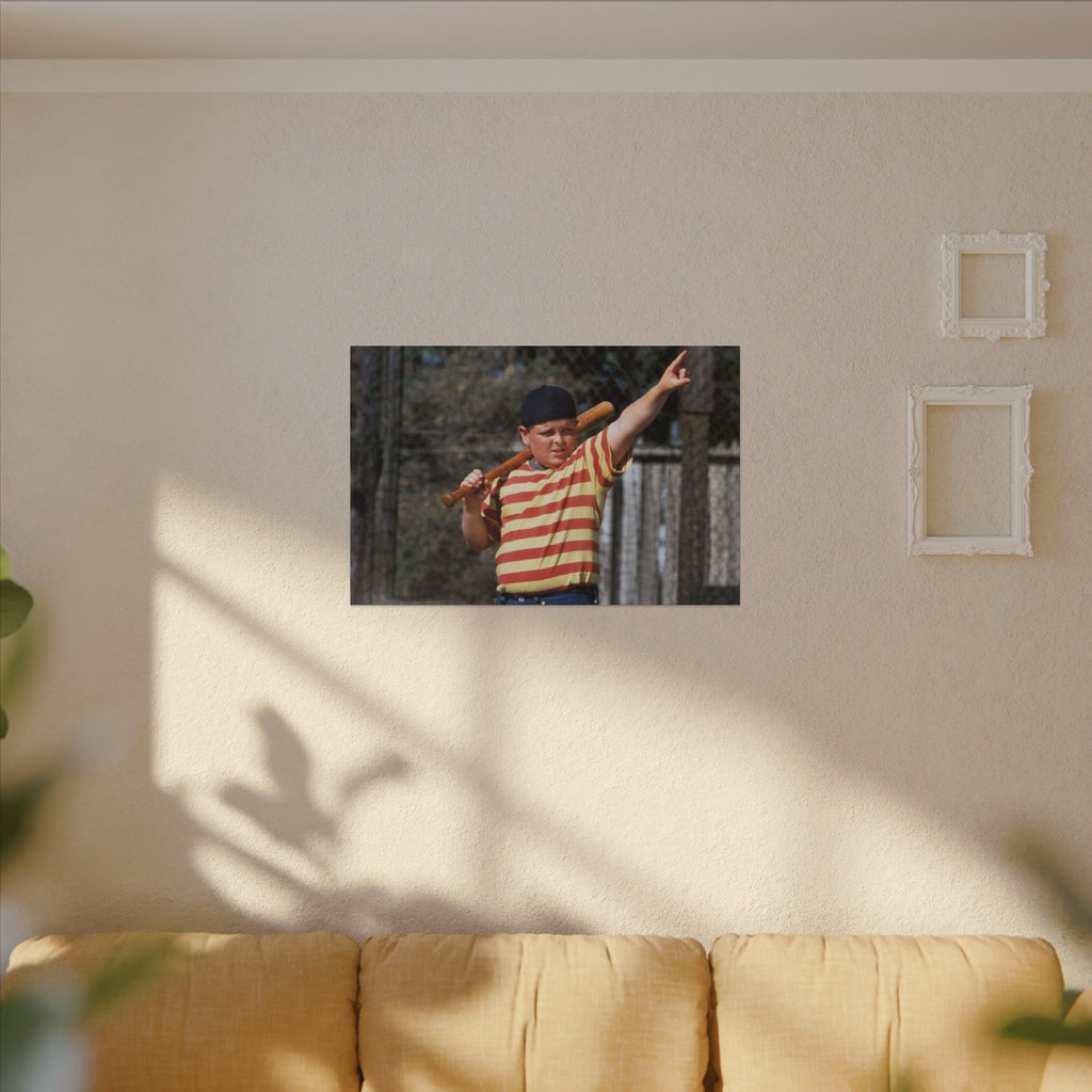 The Sandlot Ham Porter Called Shot Custom Canvas Wall Print