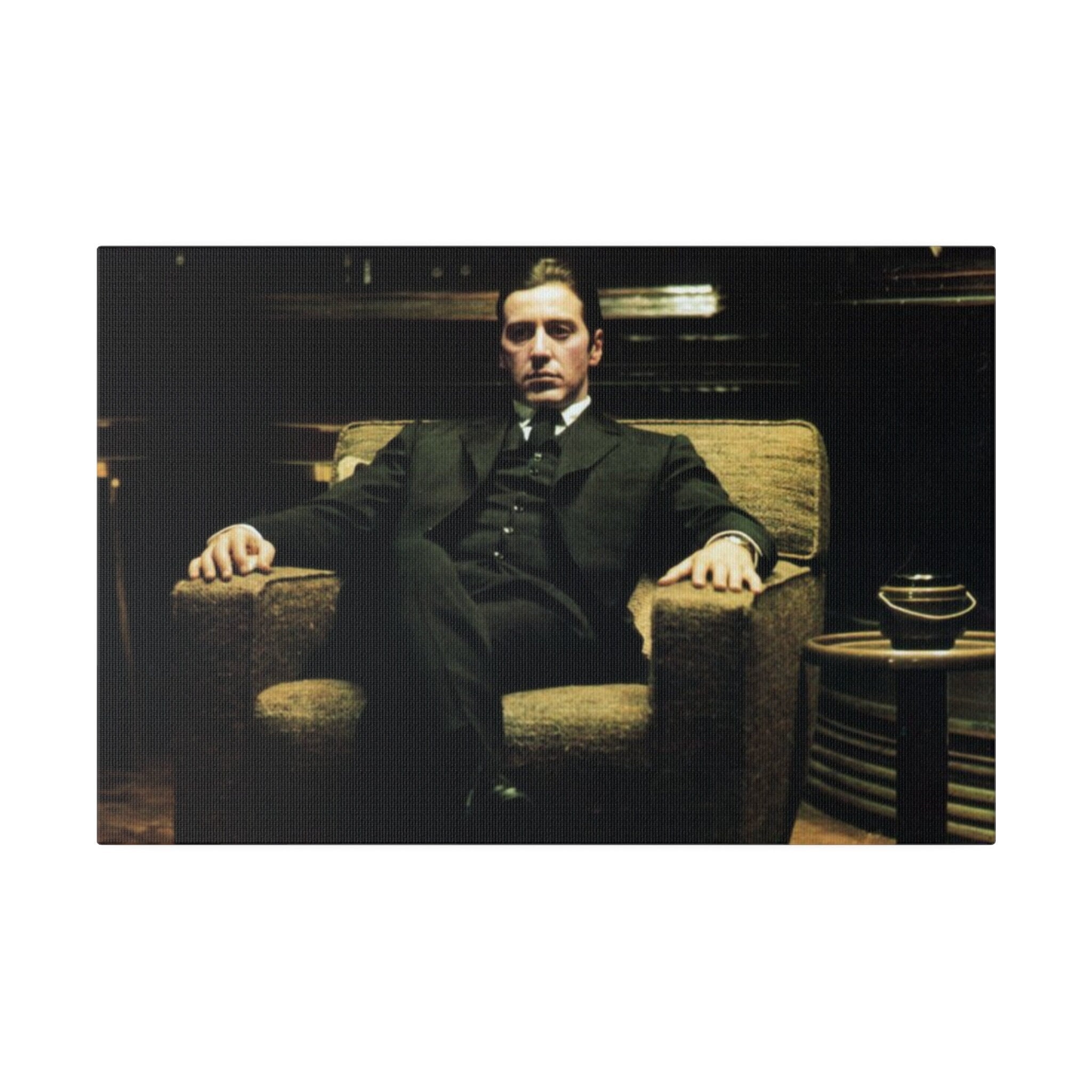 The Godfather Michael Corleone Custom Canvas Wall Print
