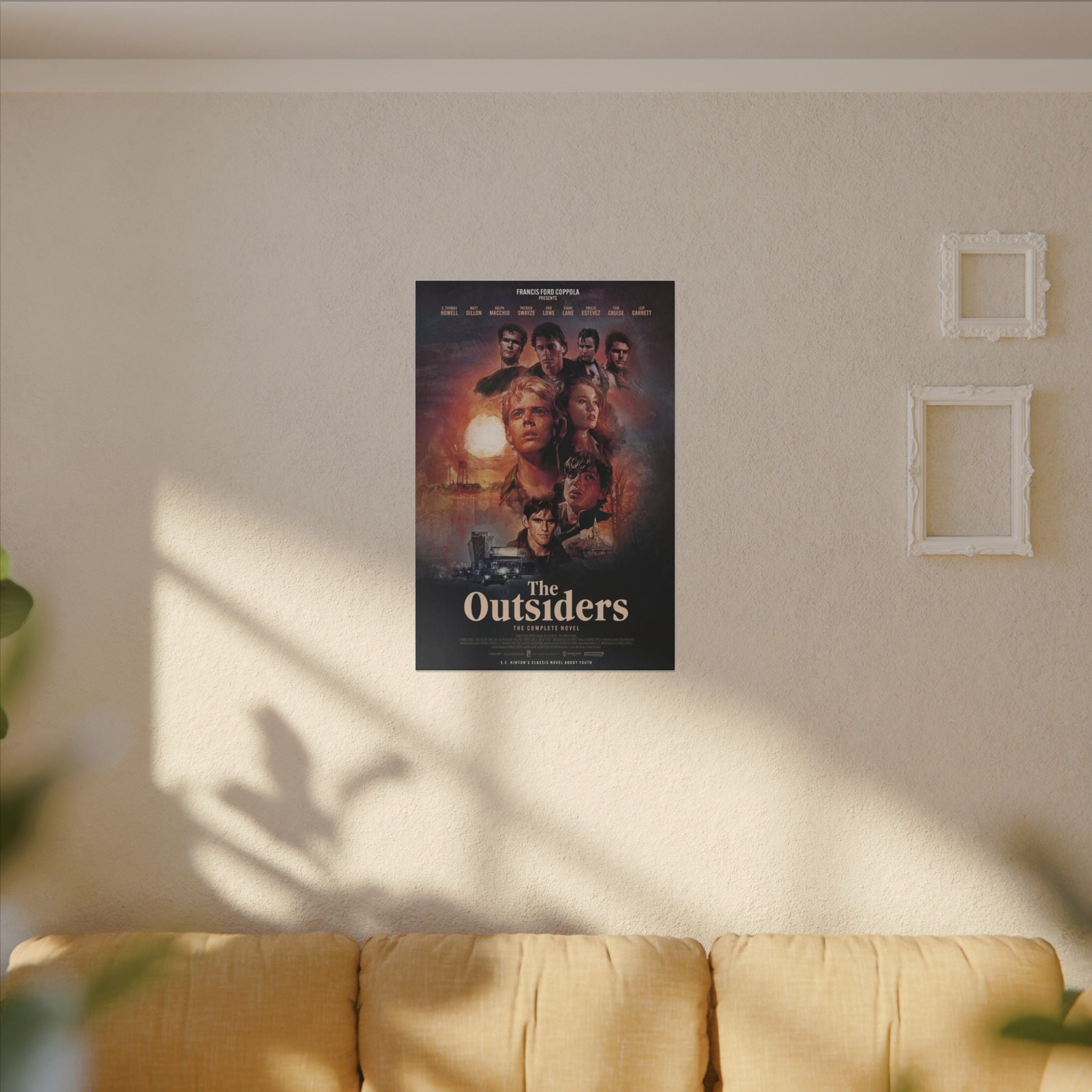 The Outsiders Movie Poster Custom Canvas Wall Print