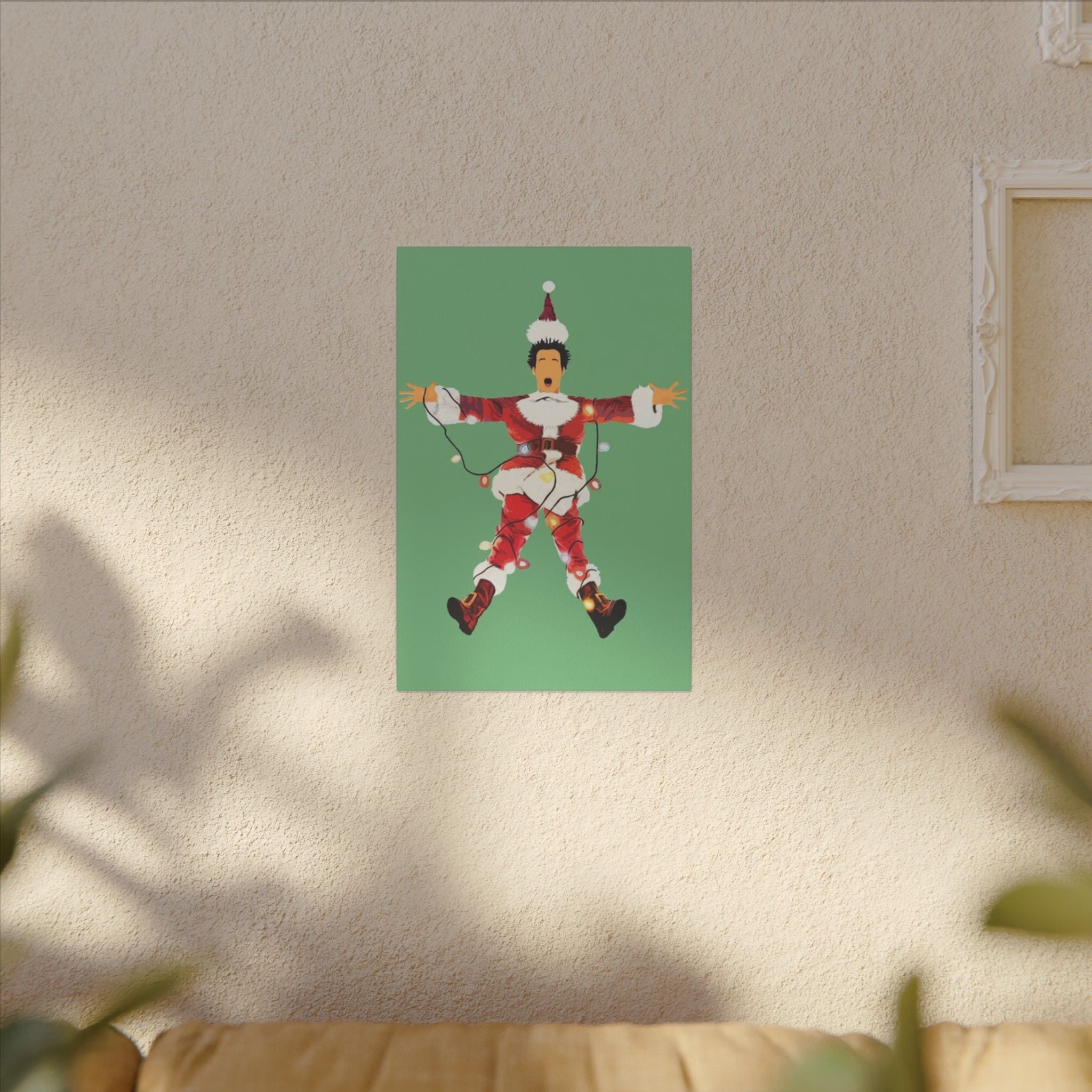 National Lampoon’s Christmas Vacation Tangled Lights Custom Canvas Wall Print