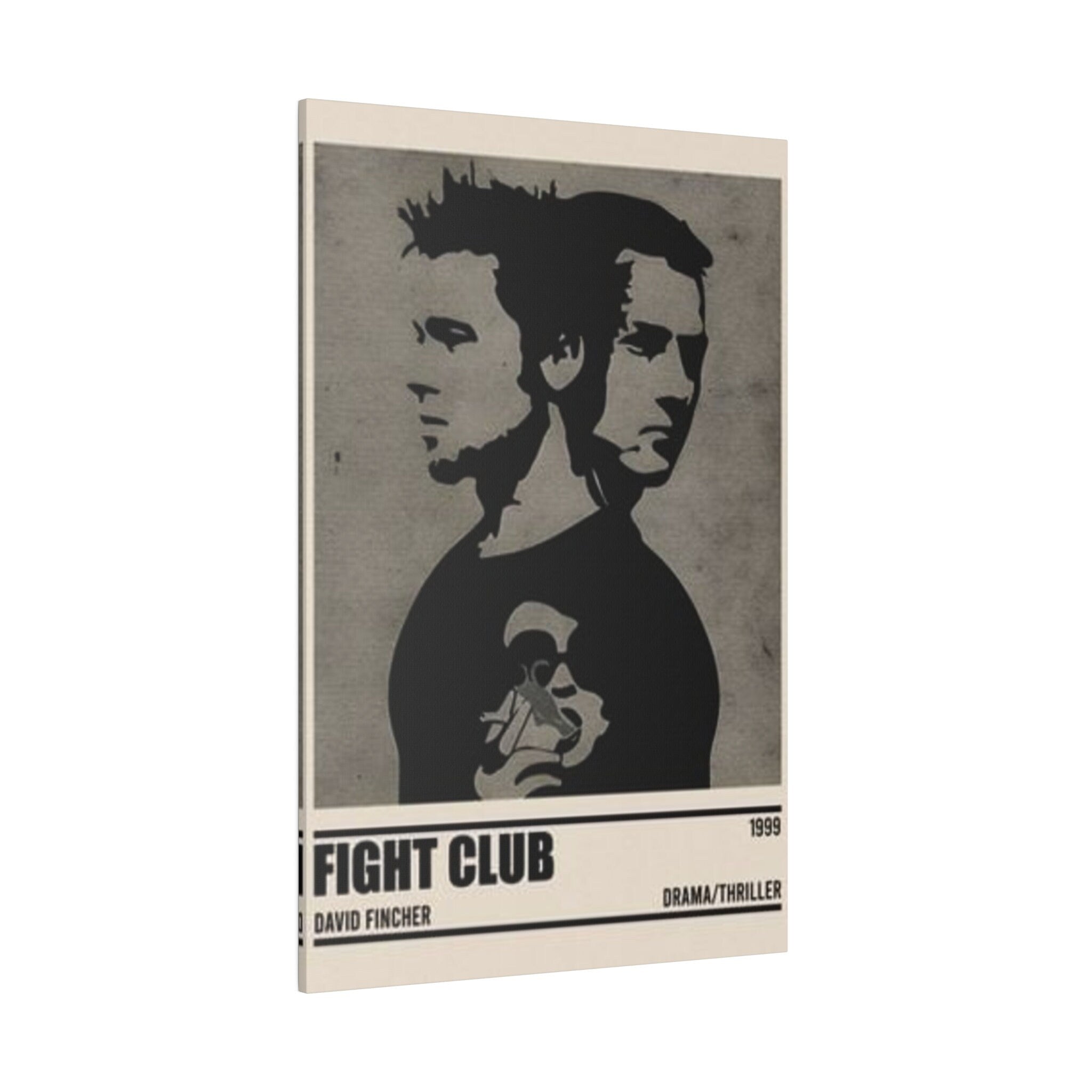Fight Club Minimalist Movie Poster Custom Canvas Wall Print