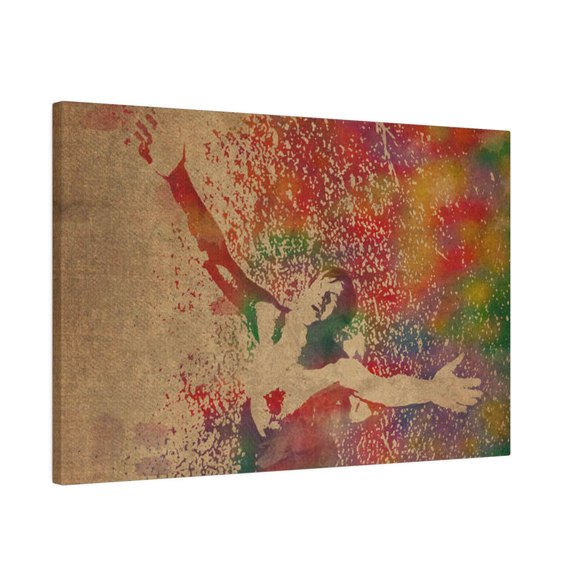 The Shawshank Redemption Andy Dufresne Abstract Color Splash Custom Canvas Wall Print