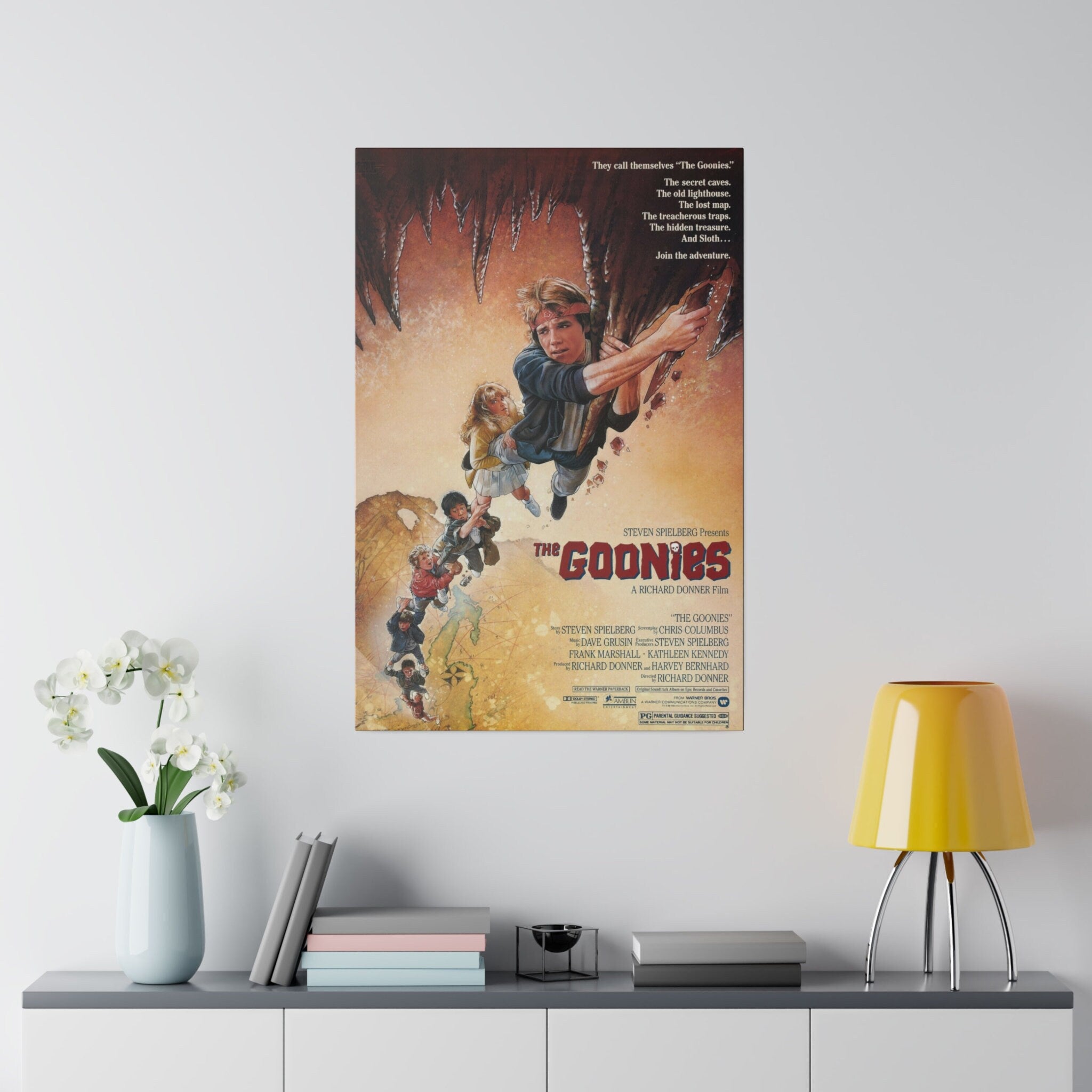 The Goonies Movie Poster Custom Canvas Wall Print